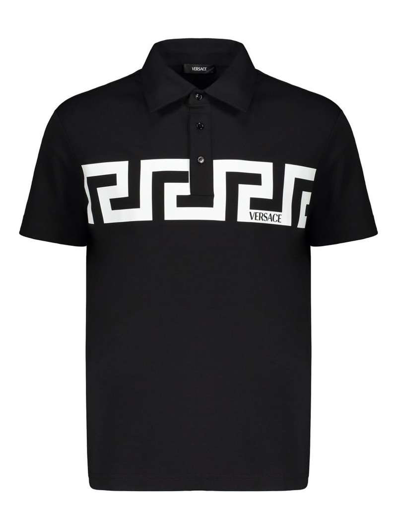 short sleeve cotton polo shirt 1