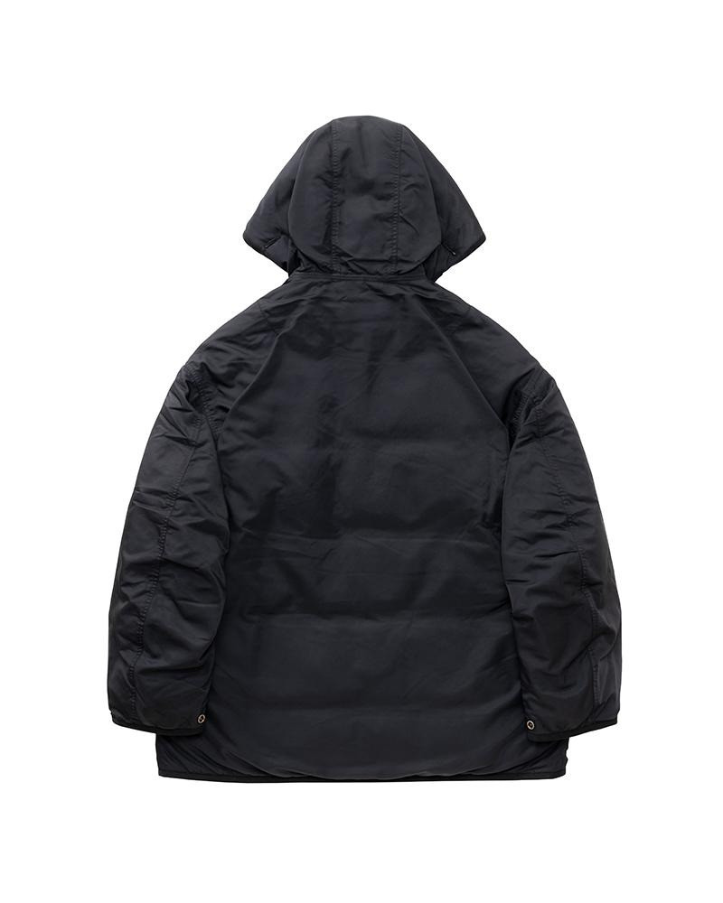 visvim GREELY CORPS DOWN PARKA BLACK outlook