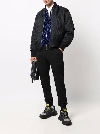 VERSACE La Greca pattern bomber jacket outlook