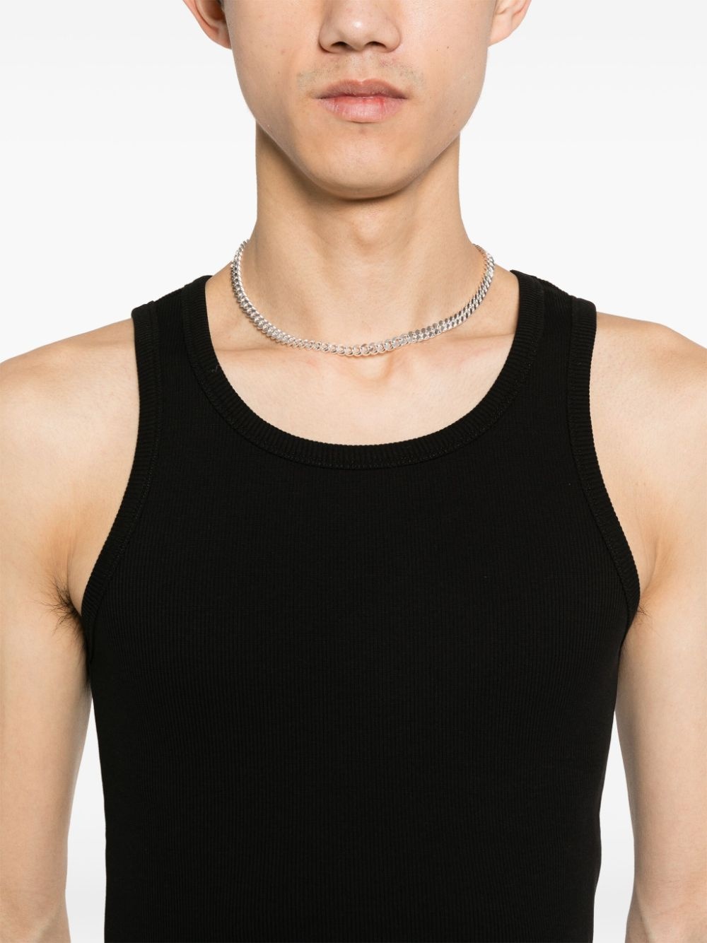 fine-ribbed tank top - 5