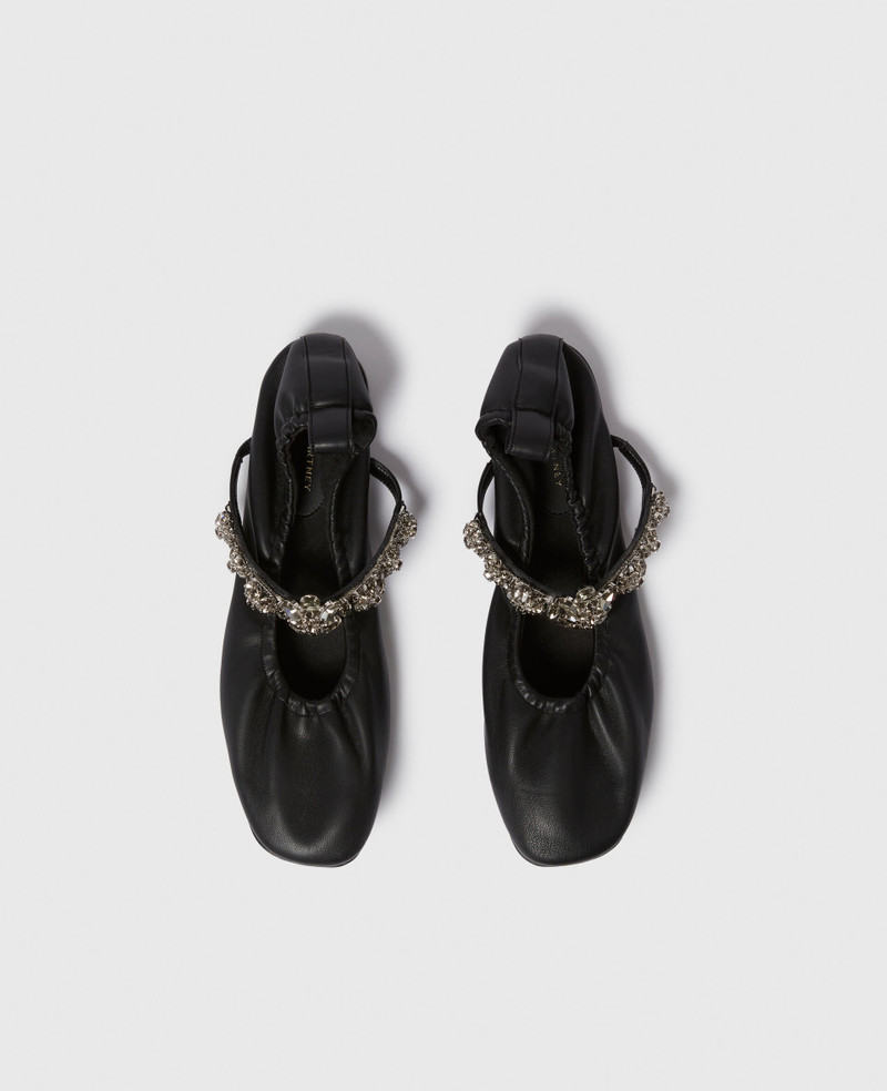 Elsa Crystal Flowers Ballet Flats 4
