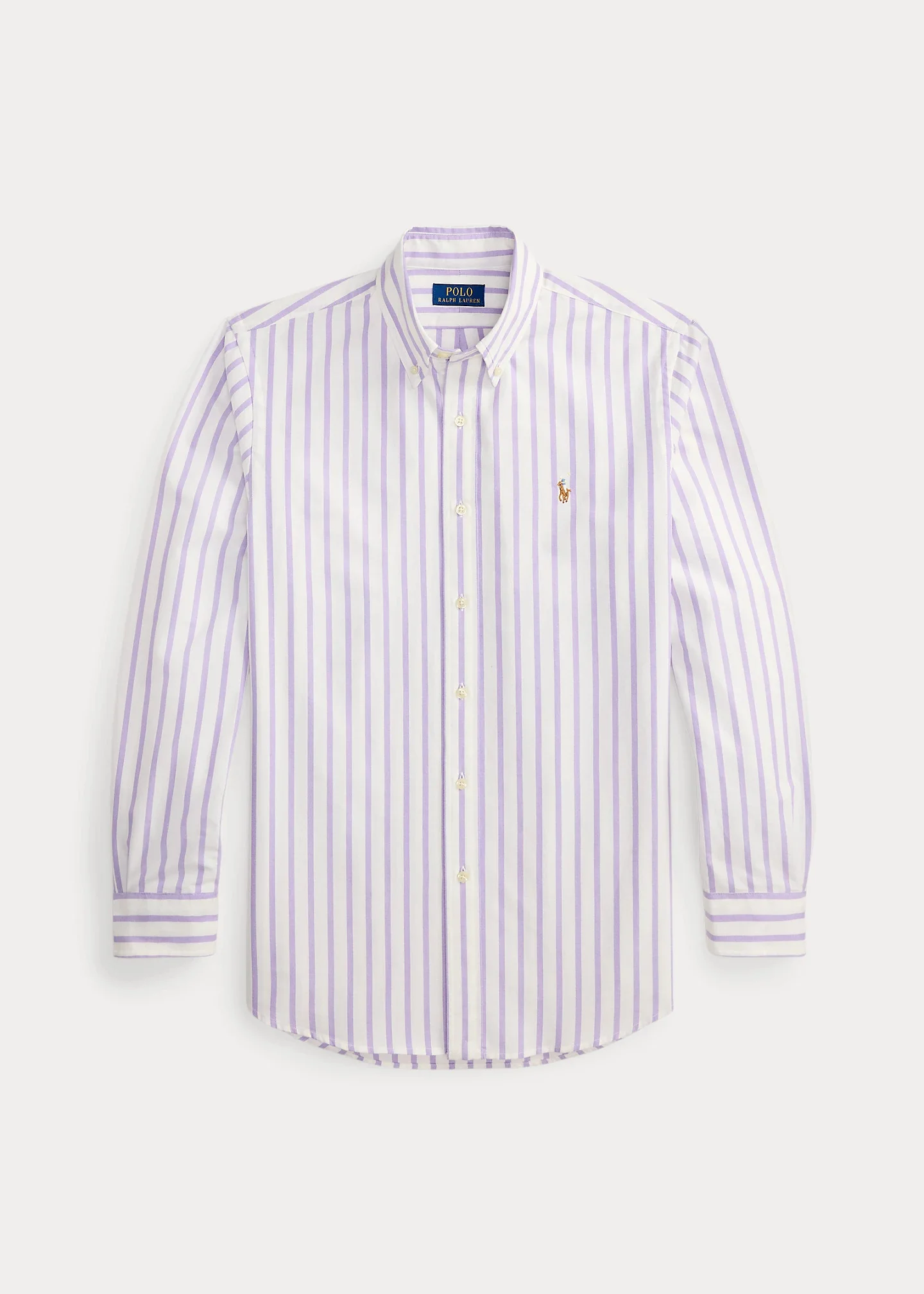 Classic Fit Striped Oxford Shirt - 1
