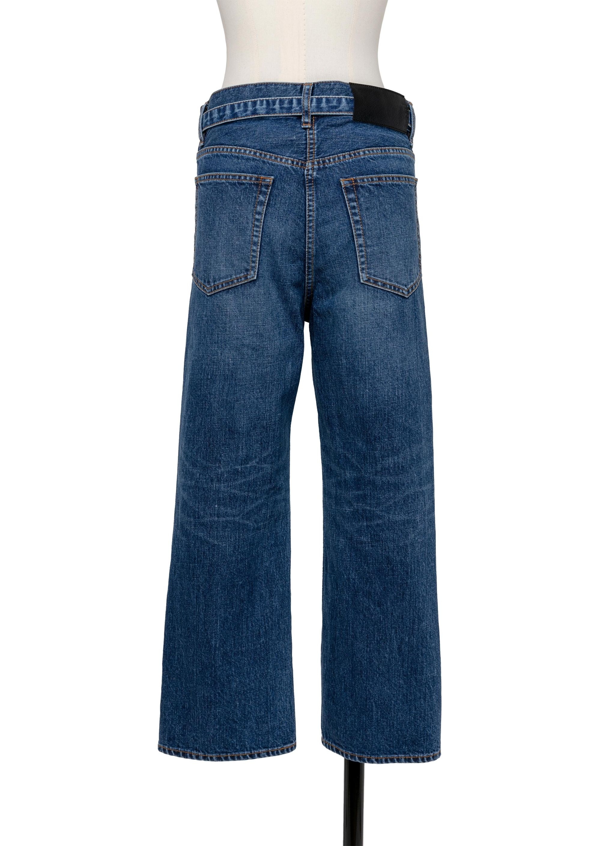 Boot Cut Denim Pants - 3