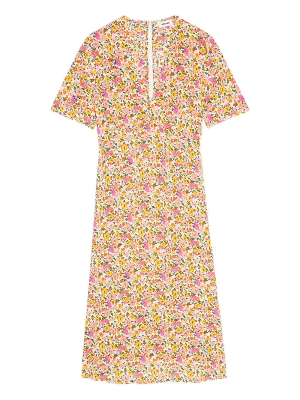 Rhodral floral-print midi dress - 1