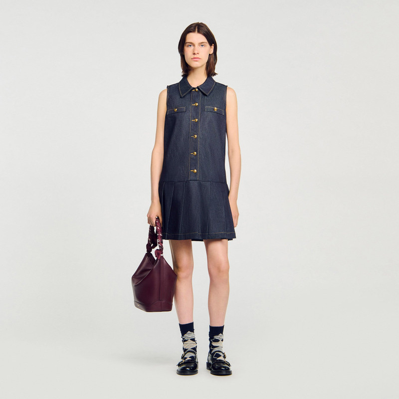 Sandro MINI DENIM DRESS outlook