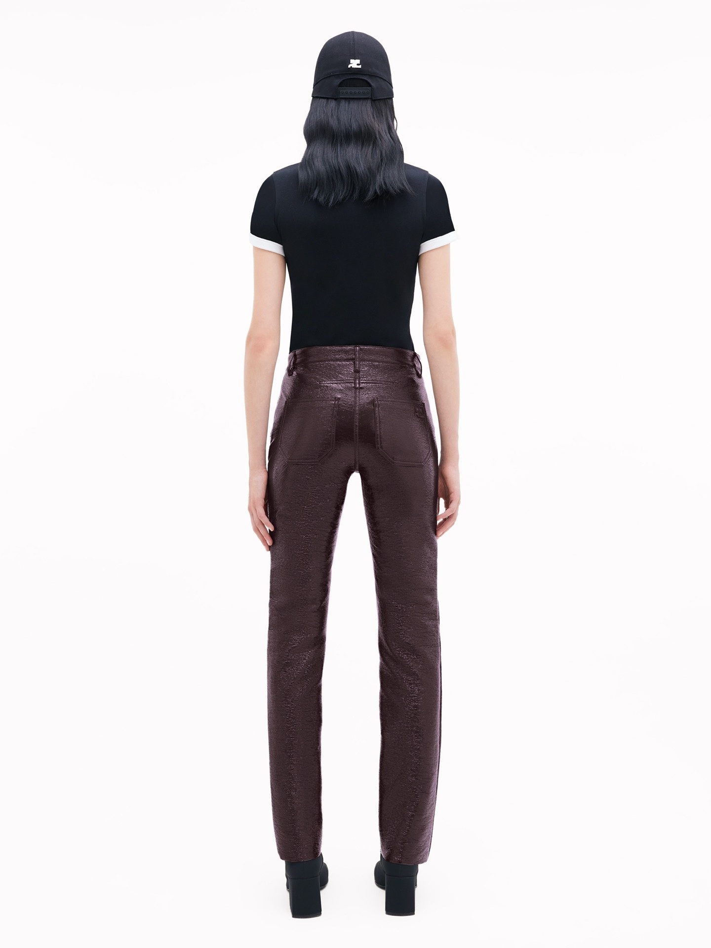 VINYL 5 POCKETS TROUSERS - 4