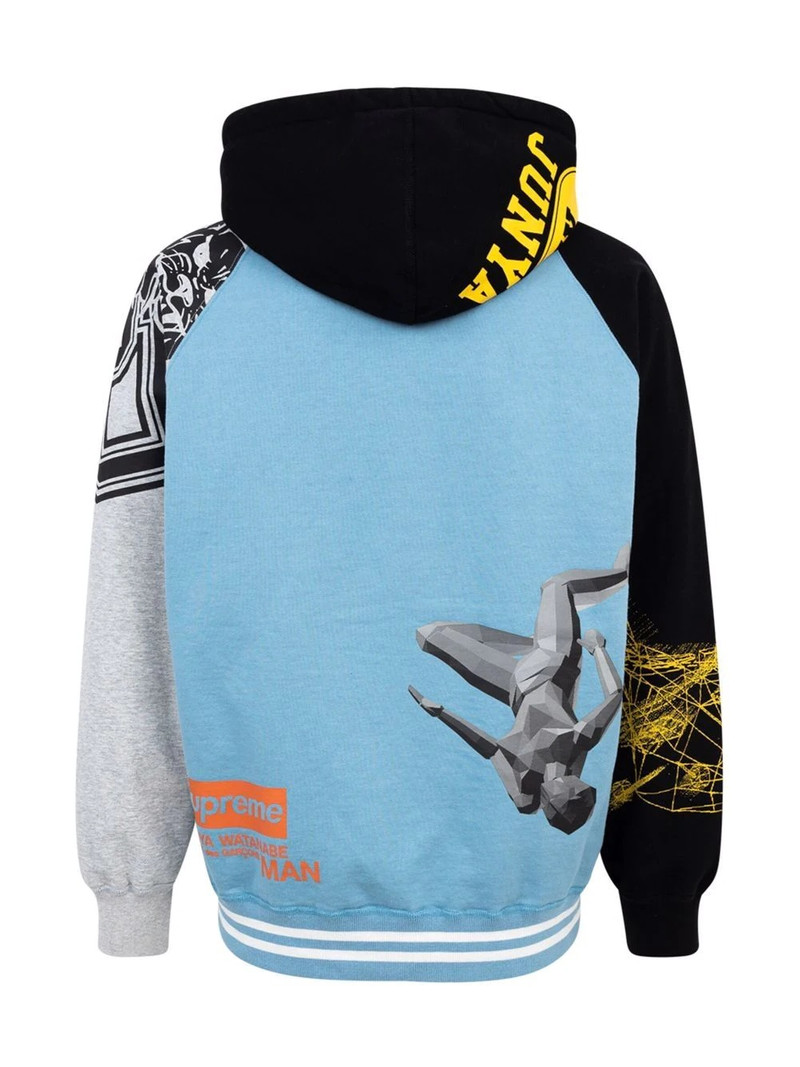 Supreme x Junya Watanabe zip-up hoodie outlook