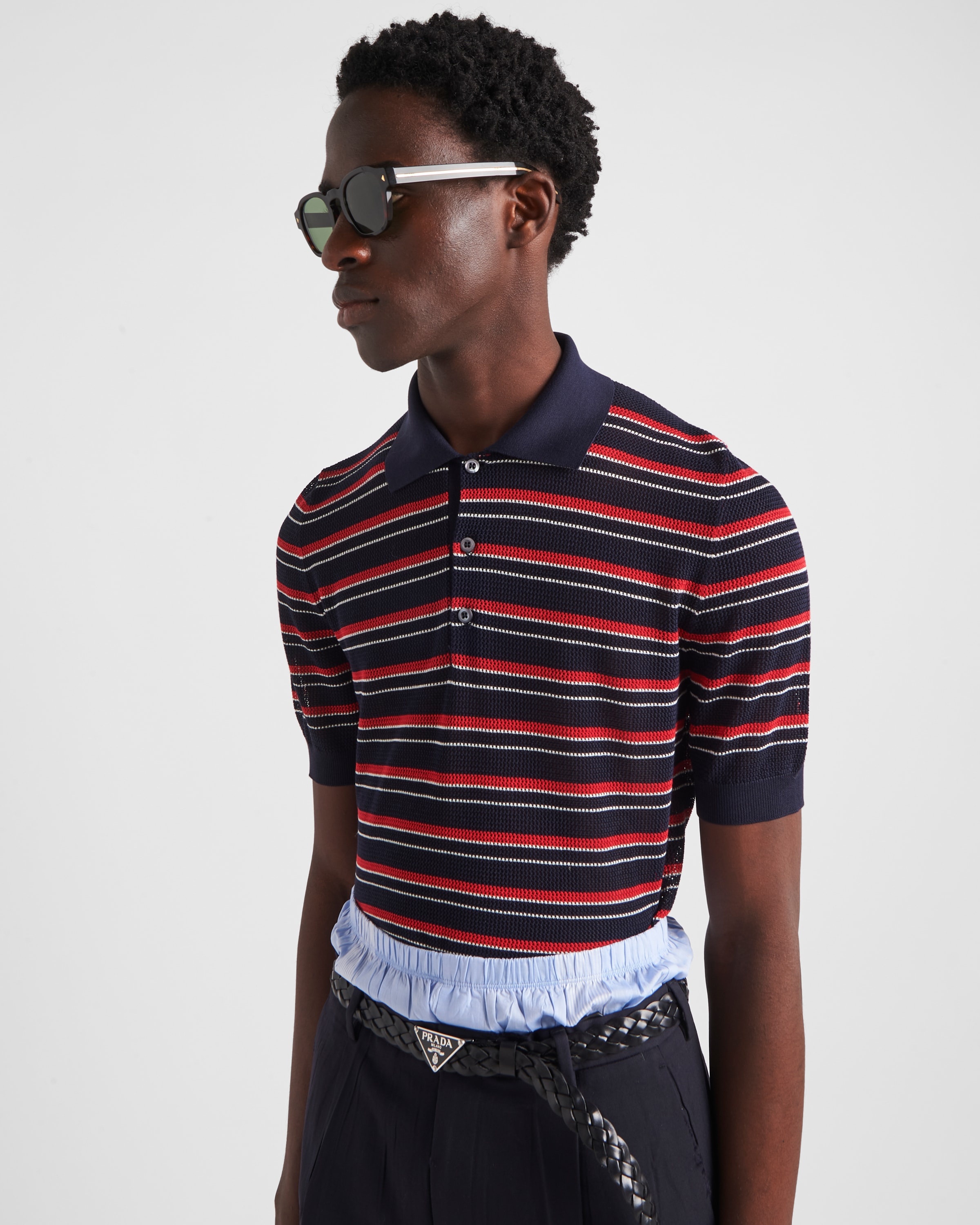 Silk polo shirt - 4