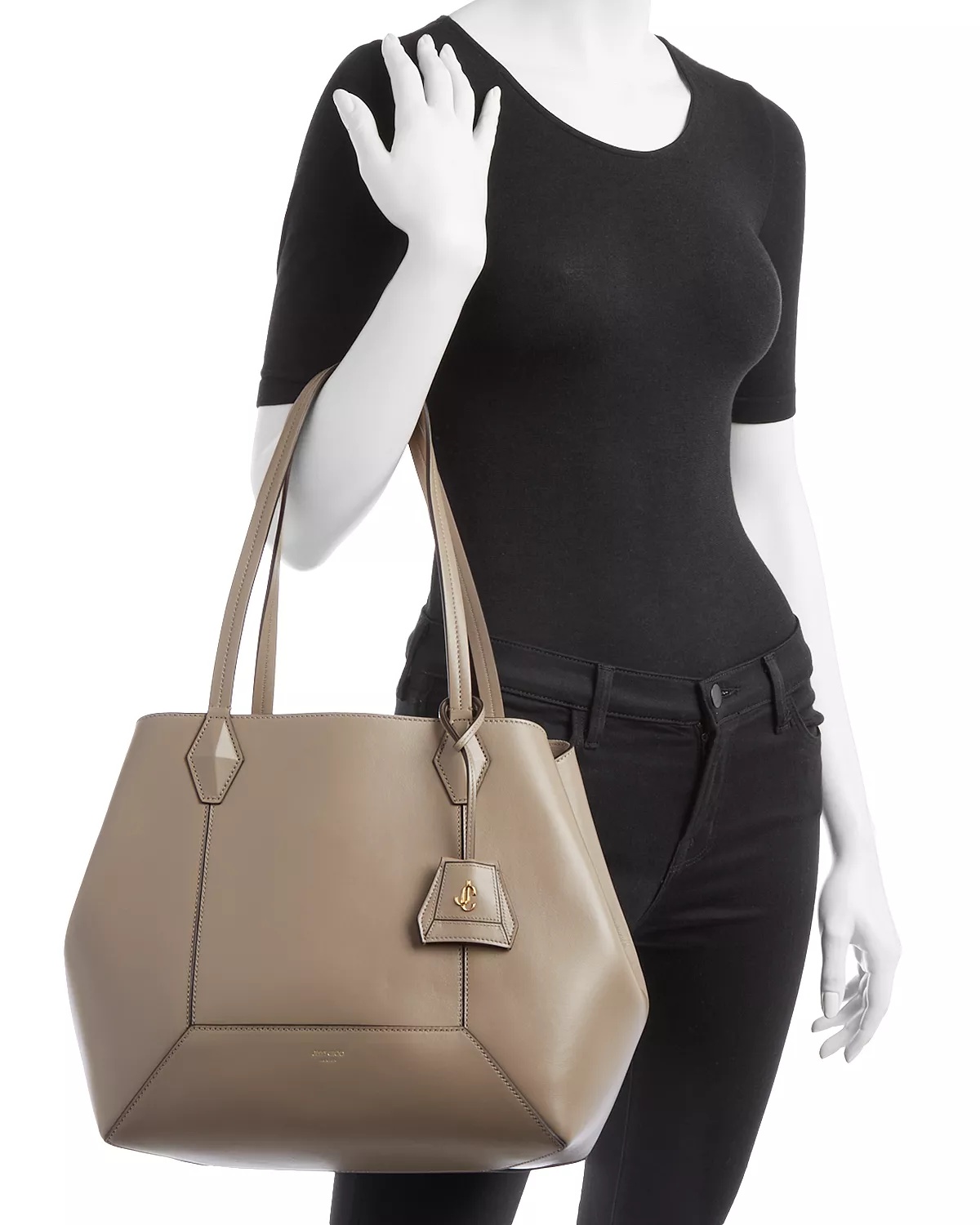 Diamond Leather Tote - 2