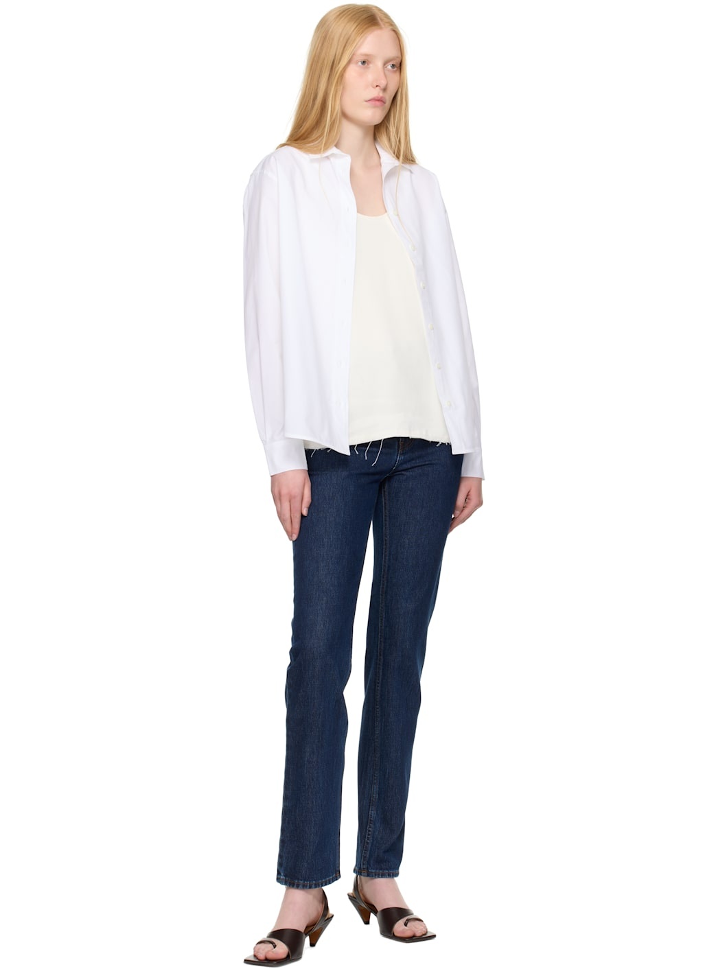 Indigo High Slim Jeans - 4