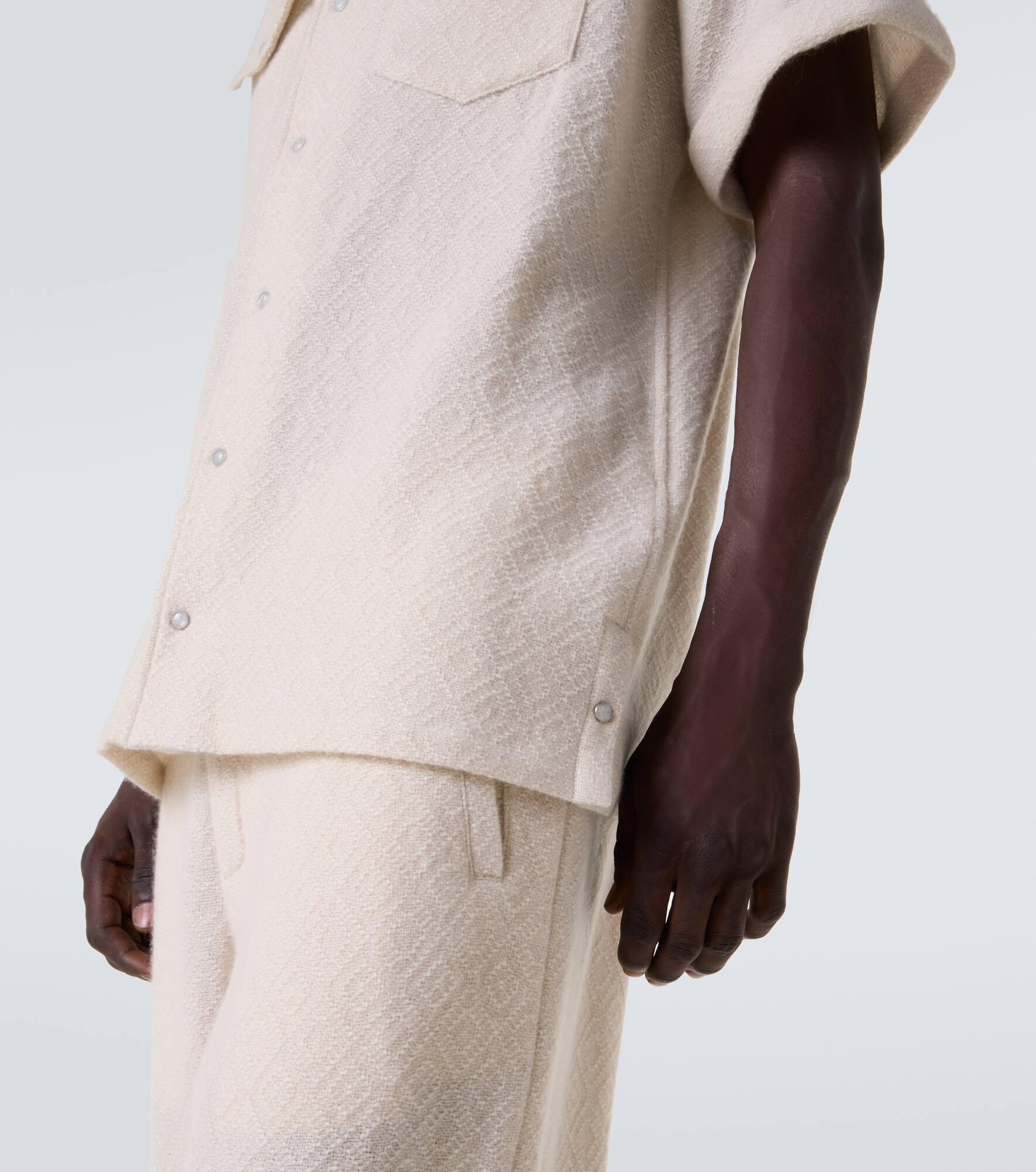Diamond cashmere shirt - 6