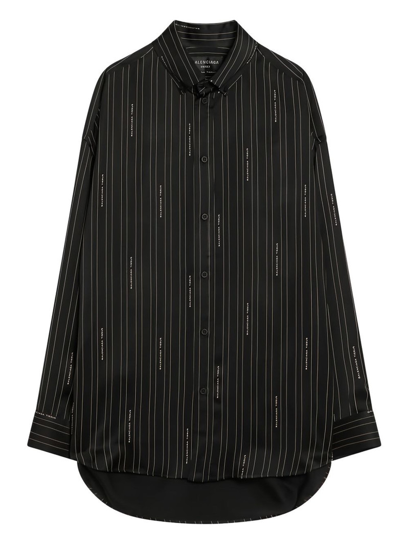 pinstripe logo shirt 1