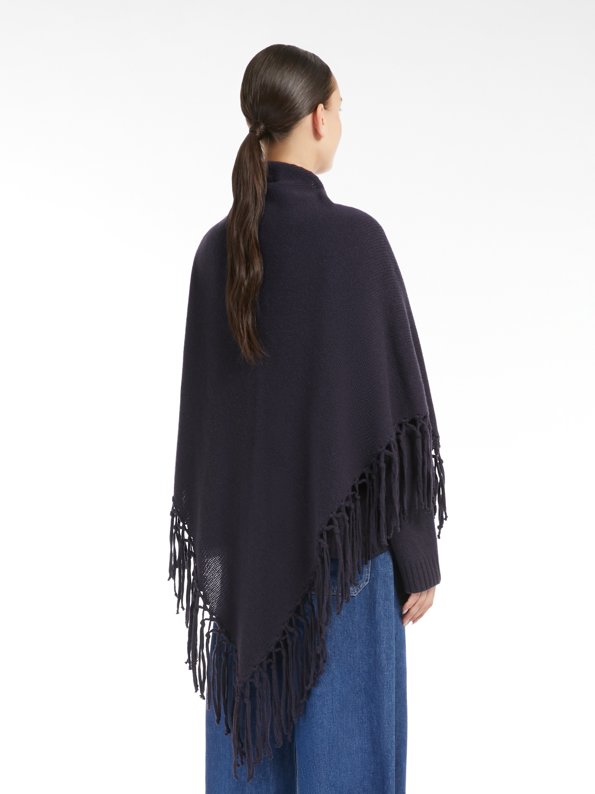 TORNADO Triangular wool shawl - 3