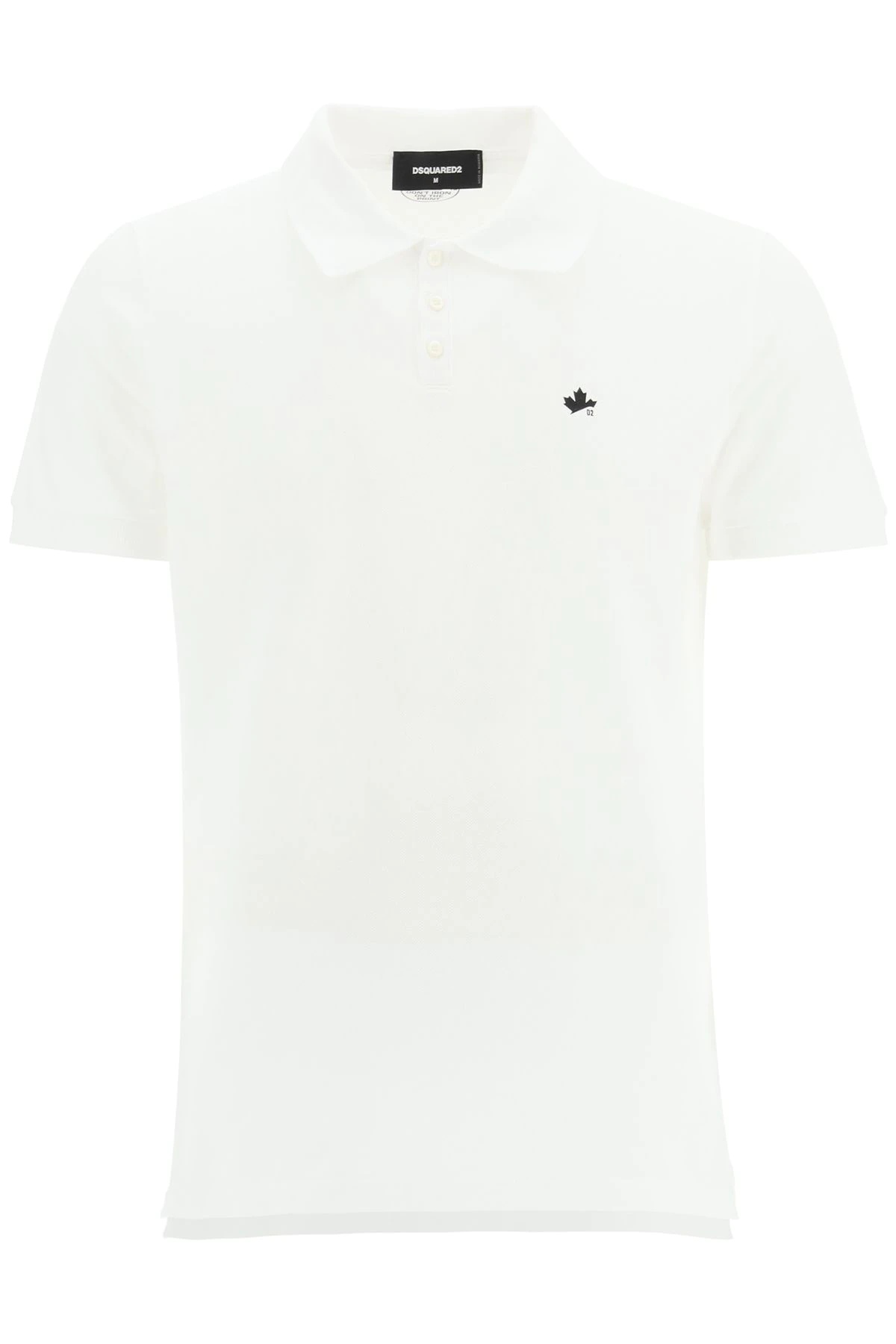 POLO SHIRT WITH D2 MICRO PRINT - 1