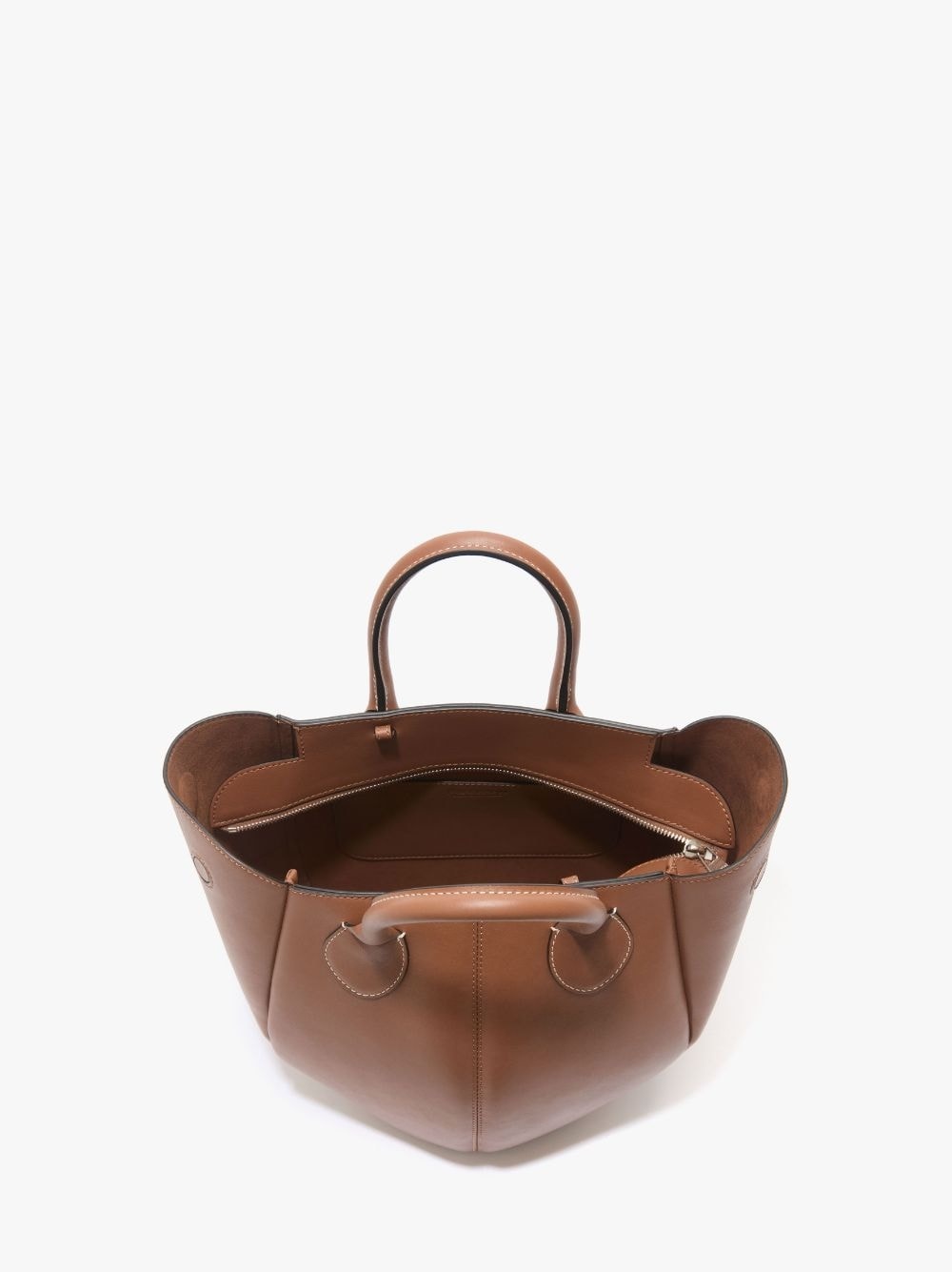 SMALL PUNCH TOTE - LEATHER SHOULDER BAG - 3