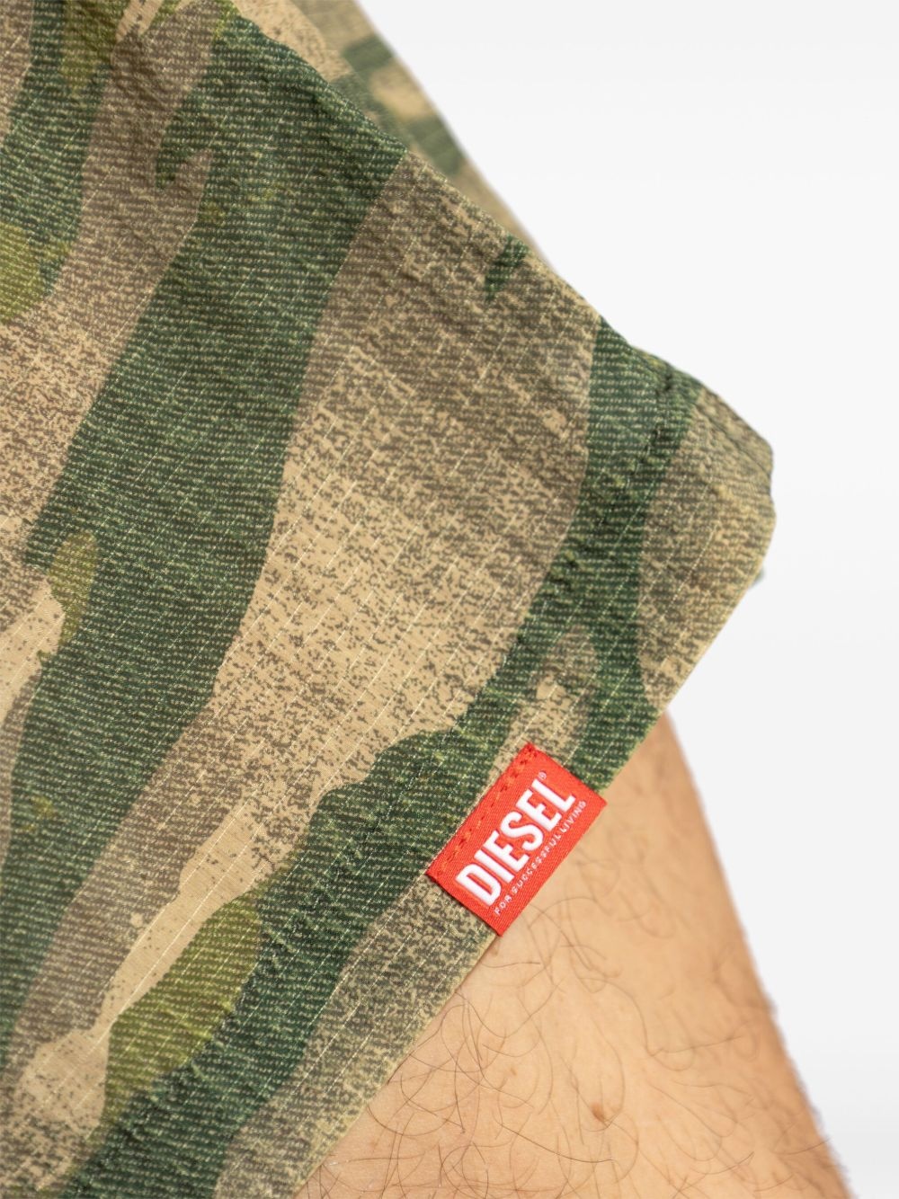 logo-print swim shorts - 4