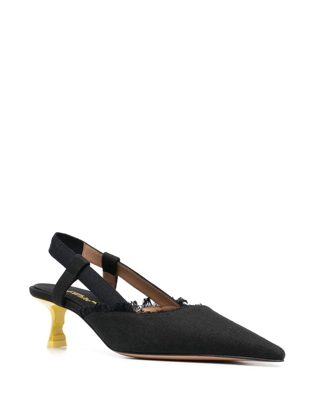 slingback pointed toe pumps - 2