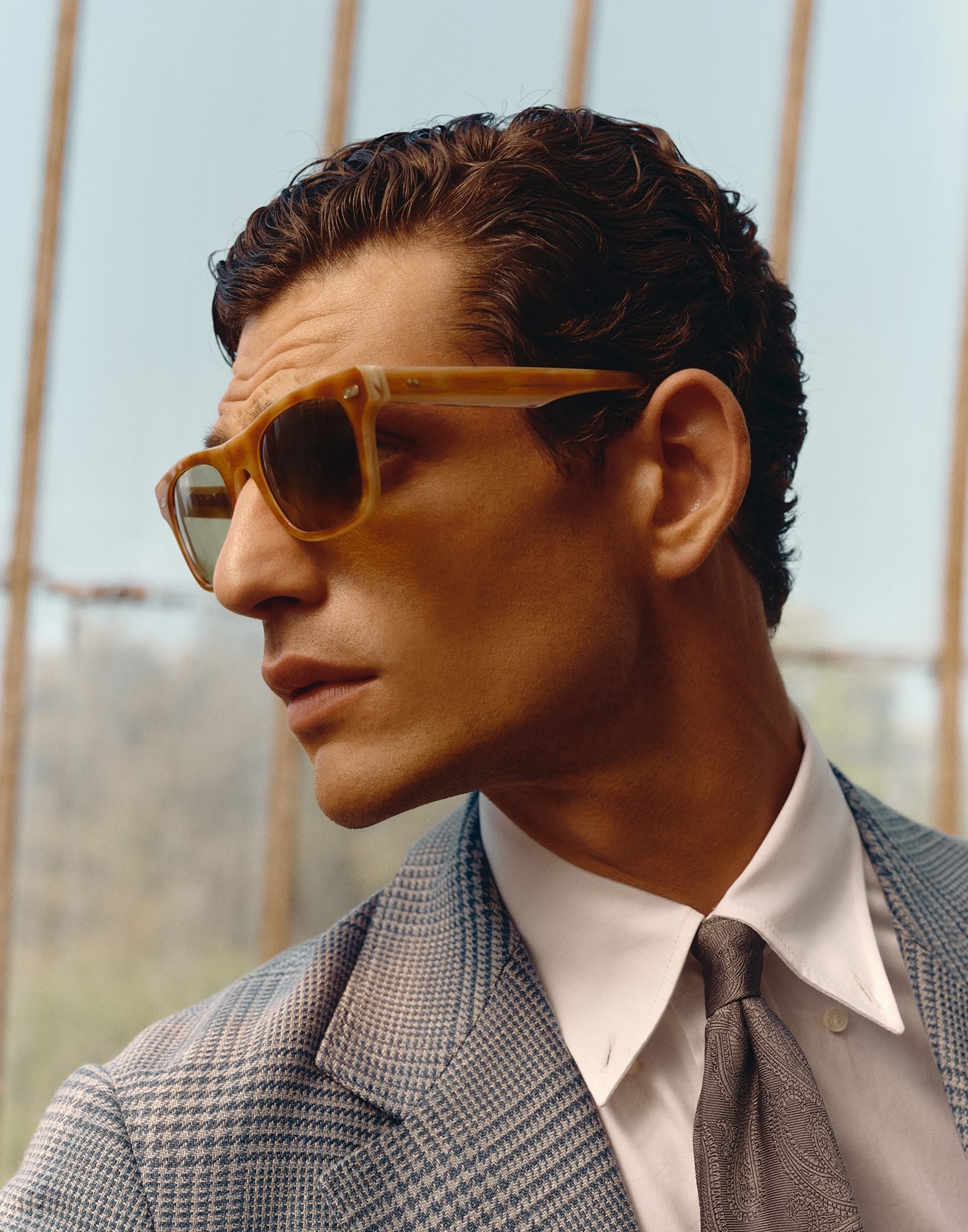 Mr. Brunello sunglasses in bilayer acetate - 4
