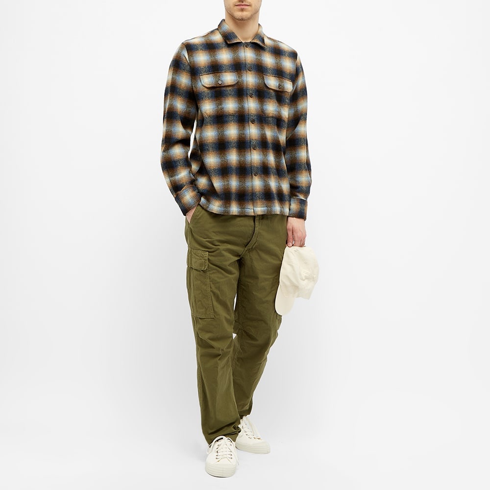 Universal Works Wool Plaid Utility Shirt - 6