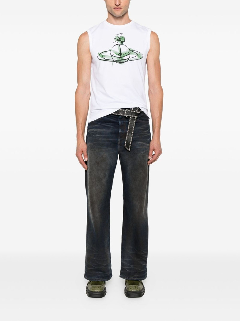 Vivienne Westwood orb-print tank top outlook