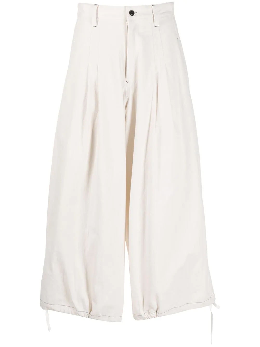 cropped wide-leg trousers - 1