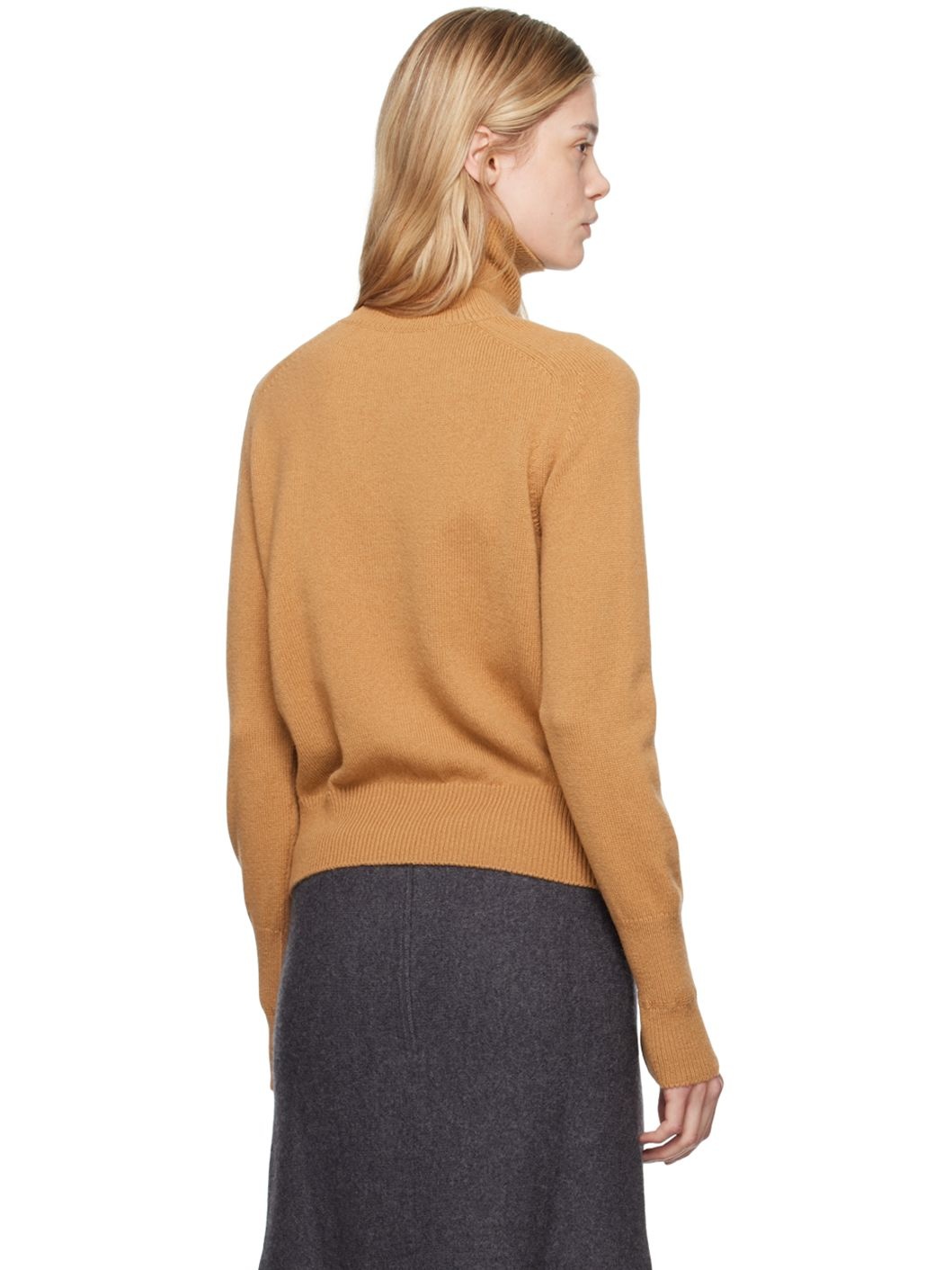 Brown Polo Turtleneck - 3