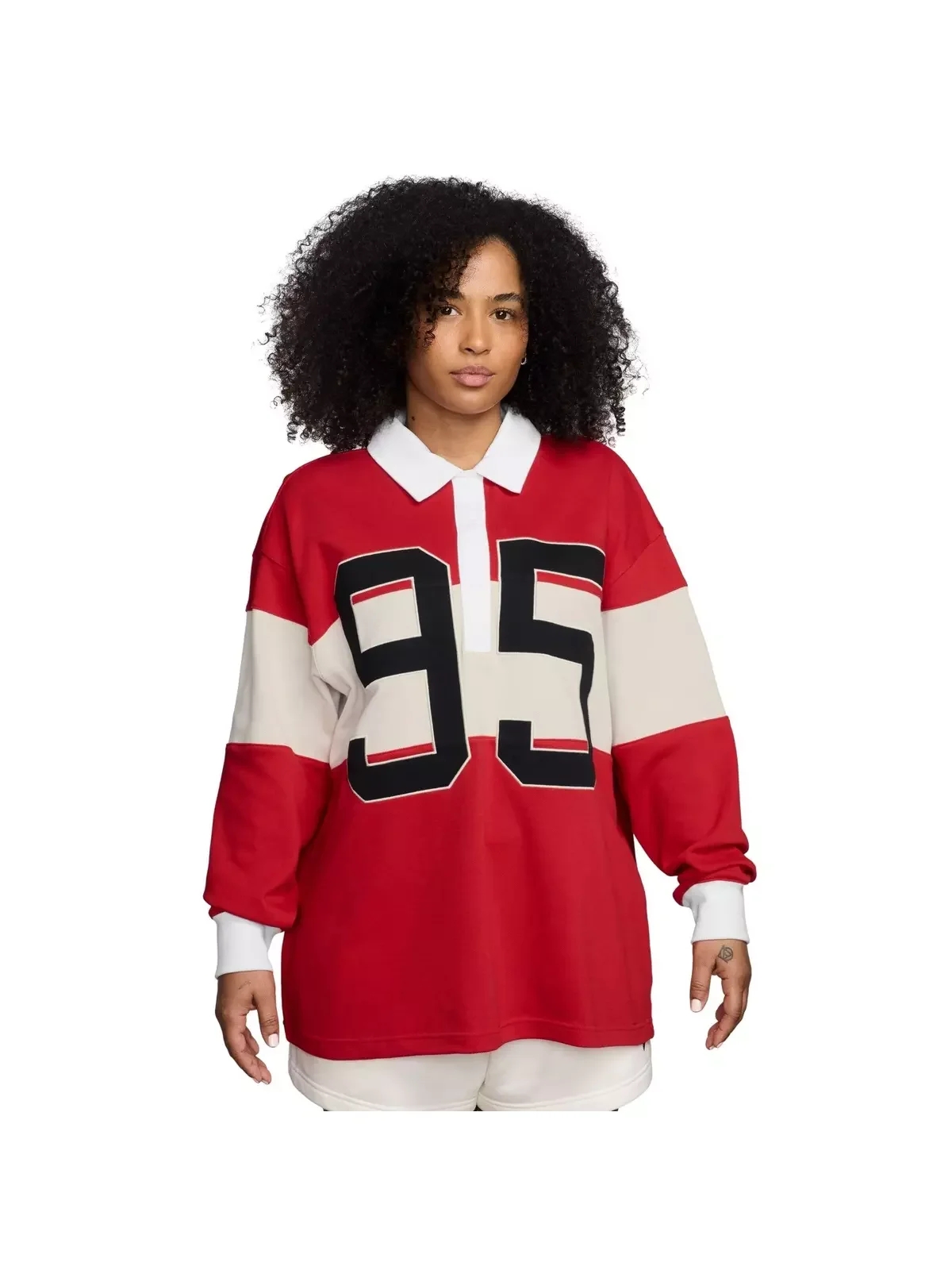 Women's Sportswear Street Long-Sleeve Rugby Polo - 1