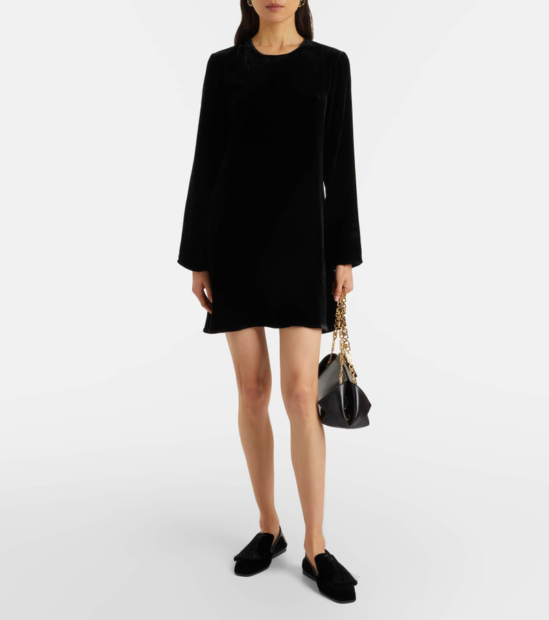 ASCENO Larissa velvet minidress outlook