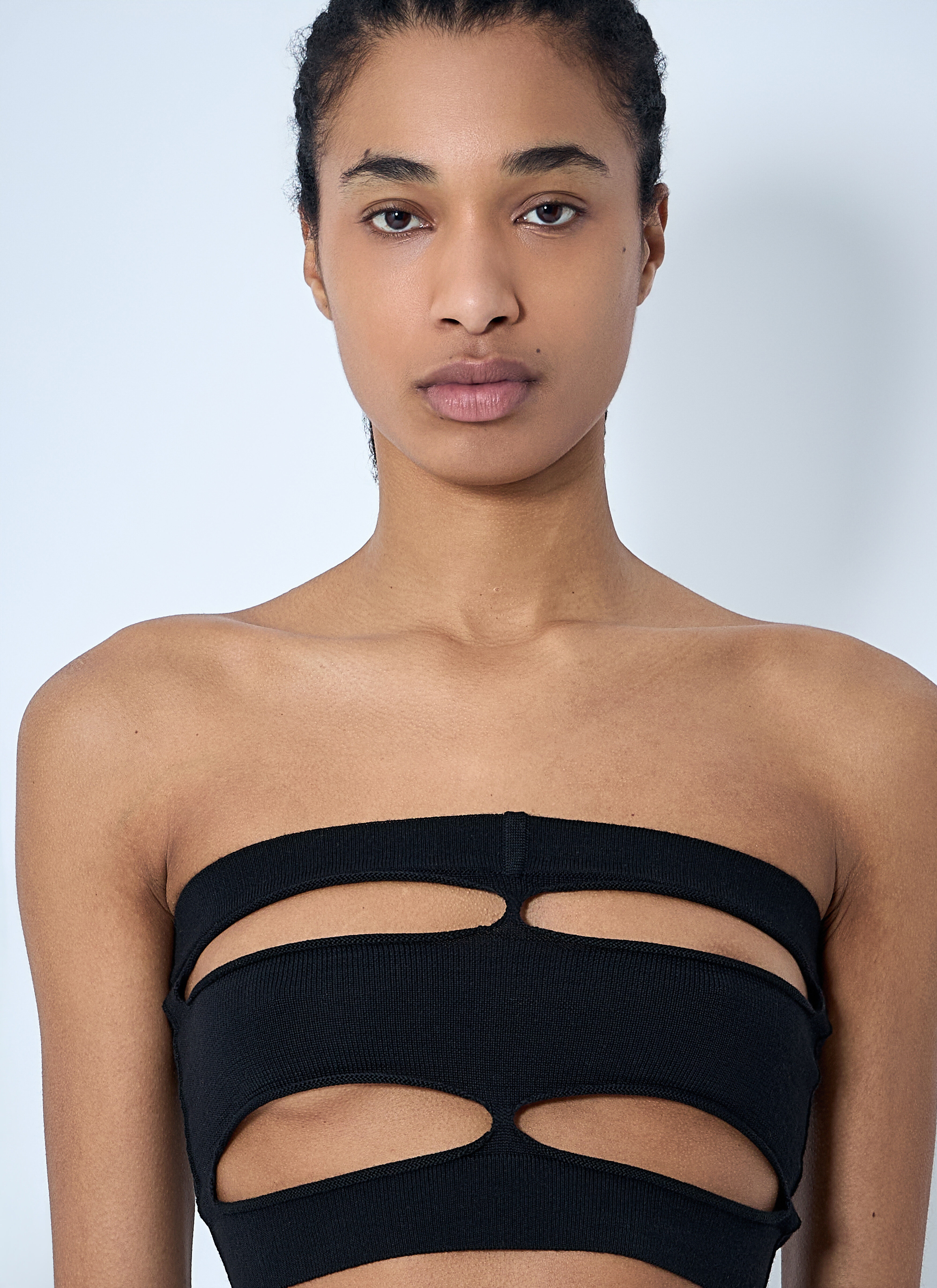 Distressed Bustier Top - 5