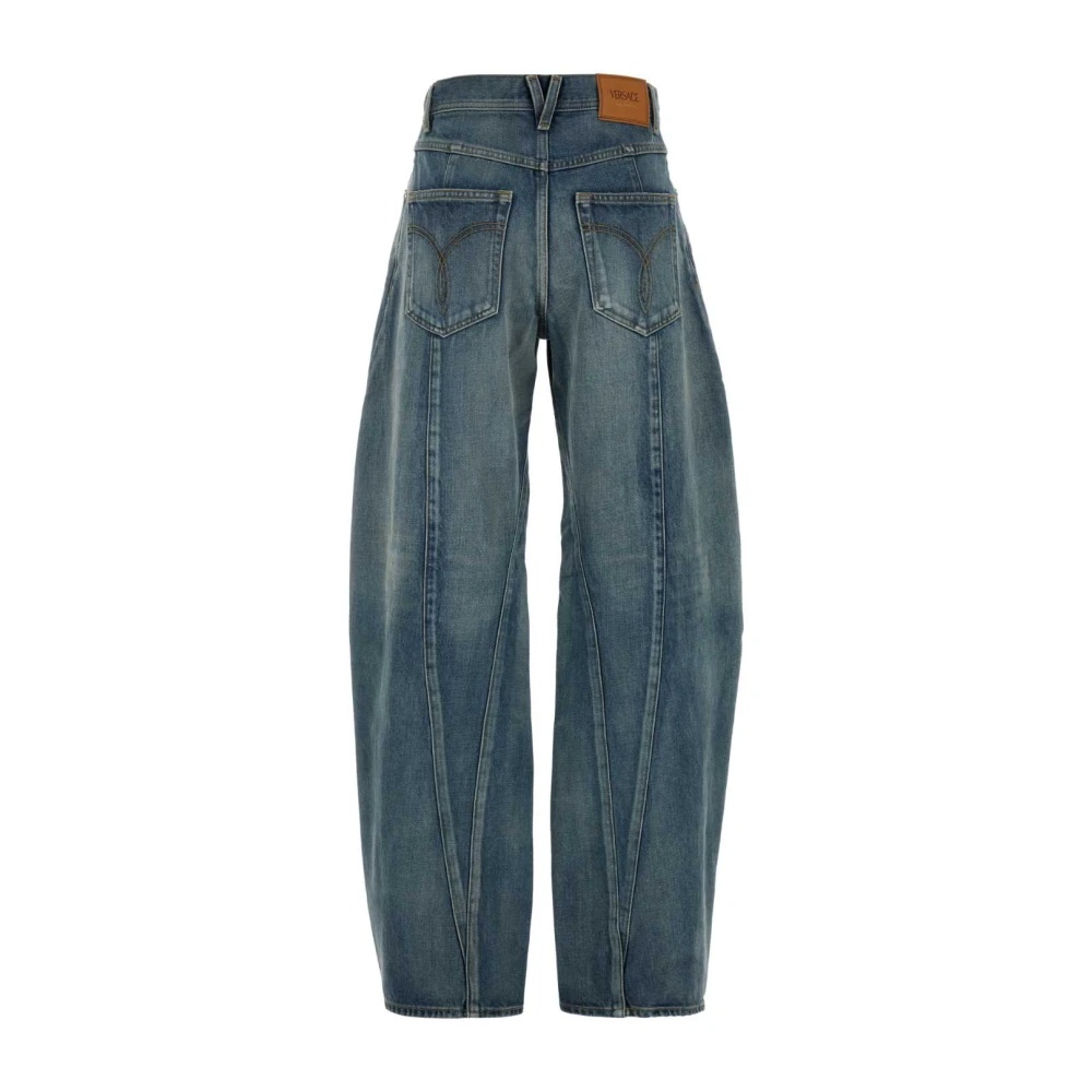 VERSACE WIDE-LEG DENIM JEANS | miinto | REVERSIBLE