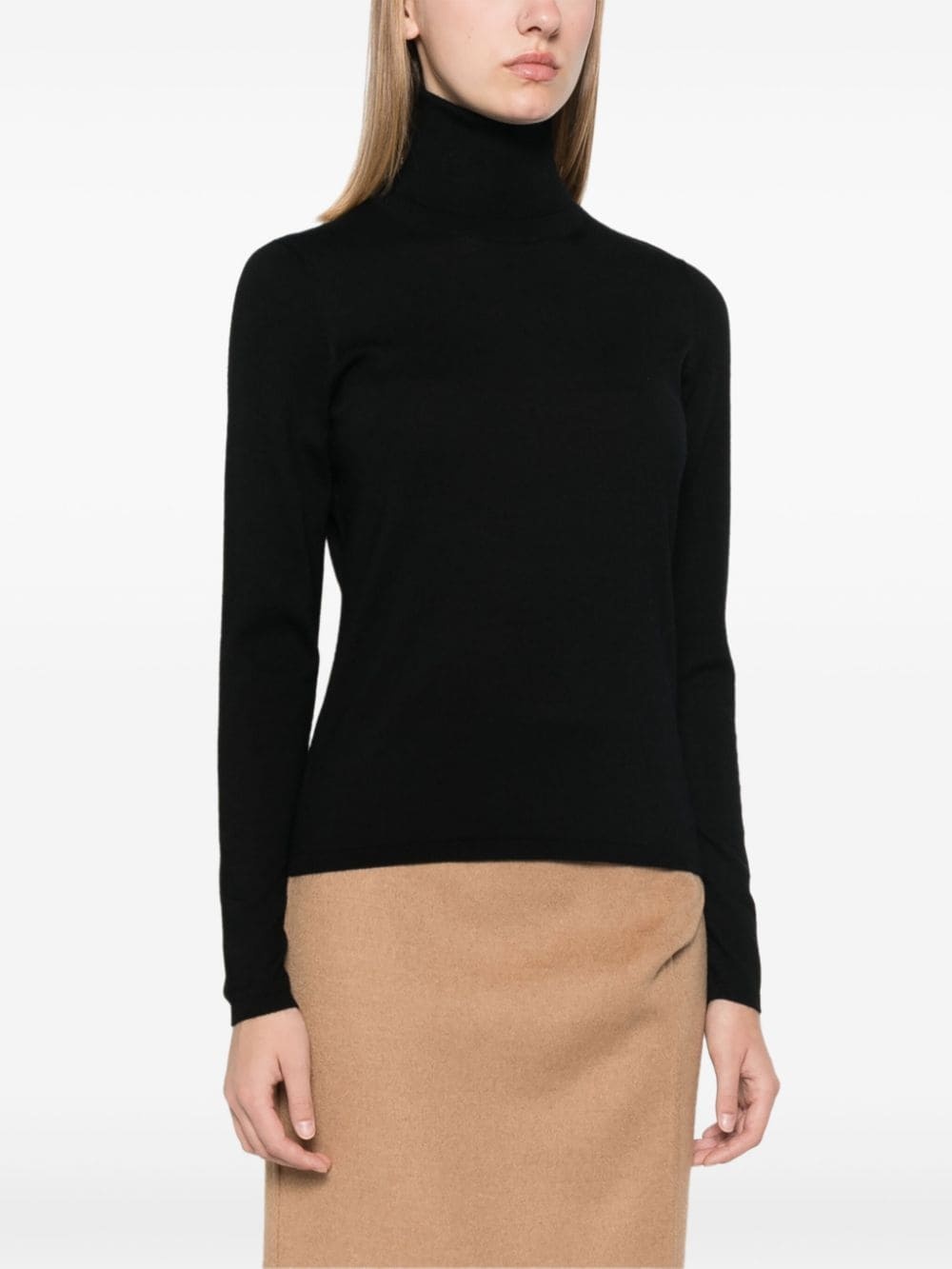 Cashmere turtle-neck sweater - 5