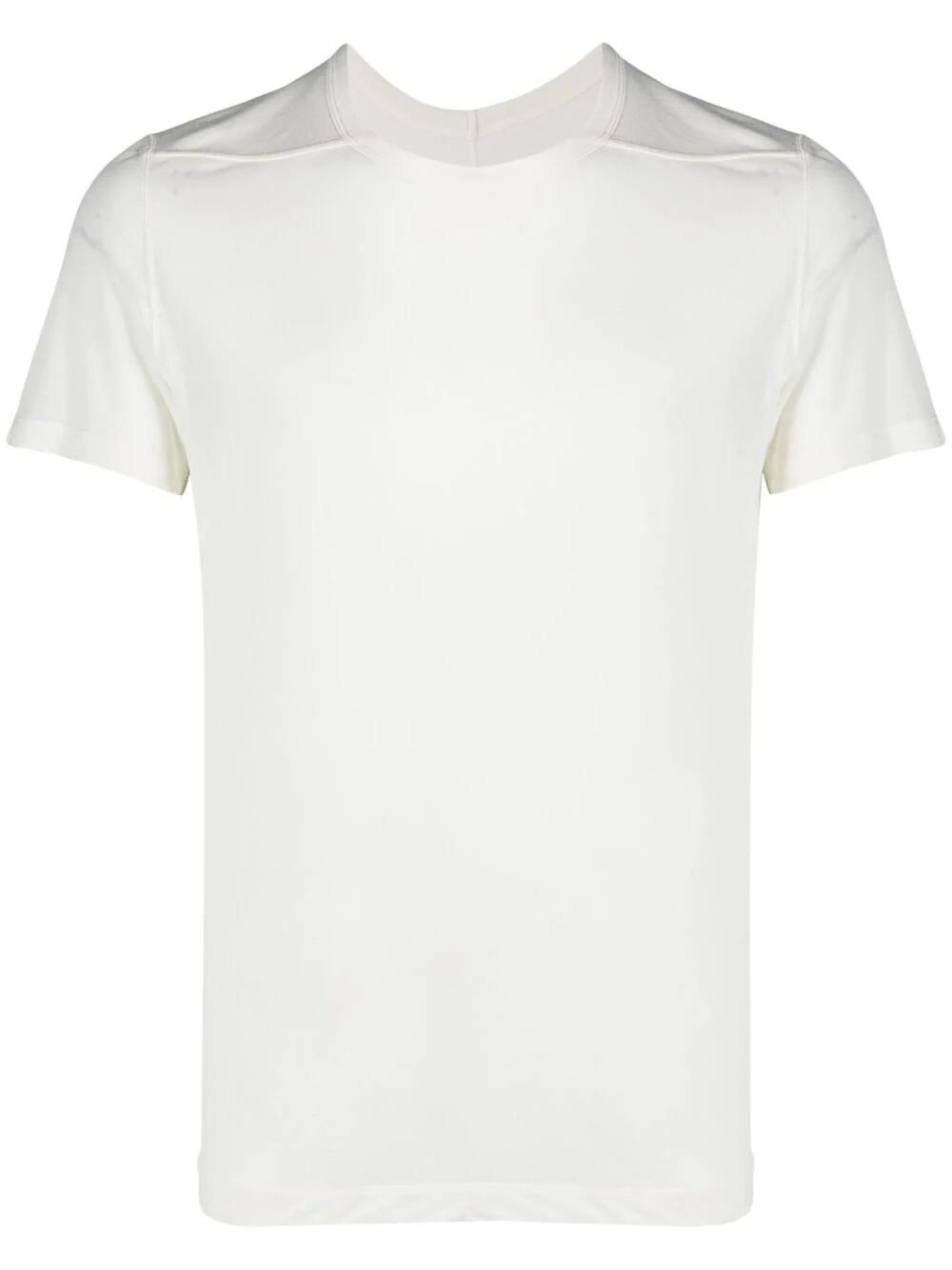 piped-trim short-sleeve T-shirt - 1