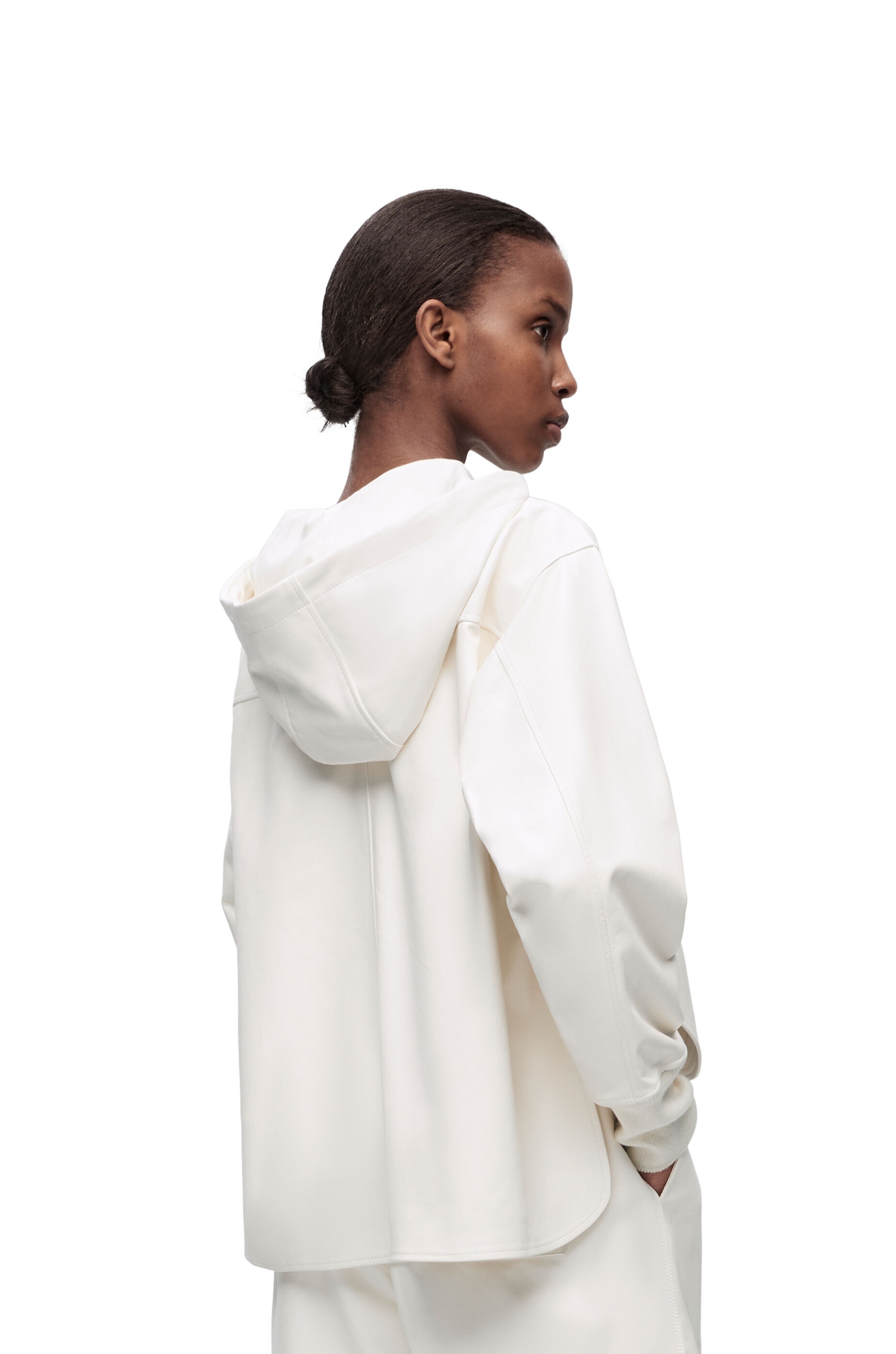 Hooded jacket in nappa lambskin - 4