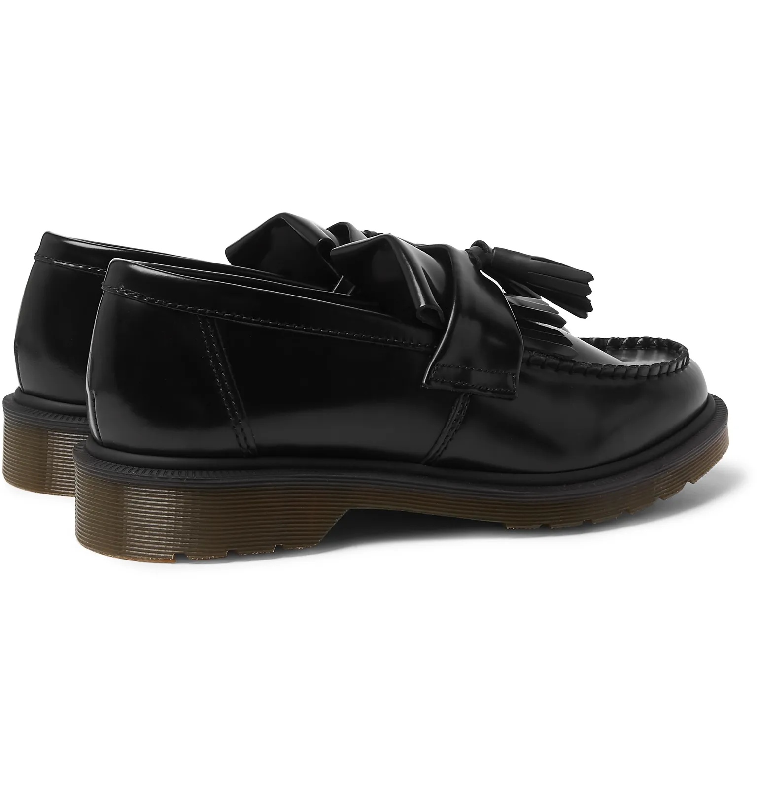 Adrian Polished-Leather Tasselled Loafers - 6