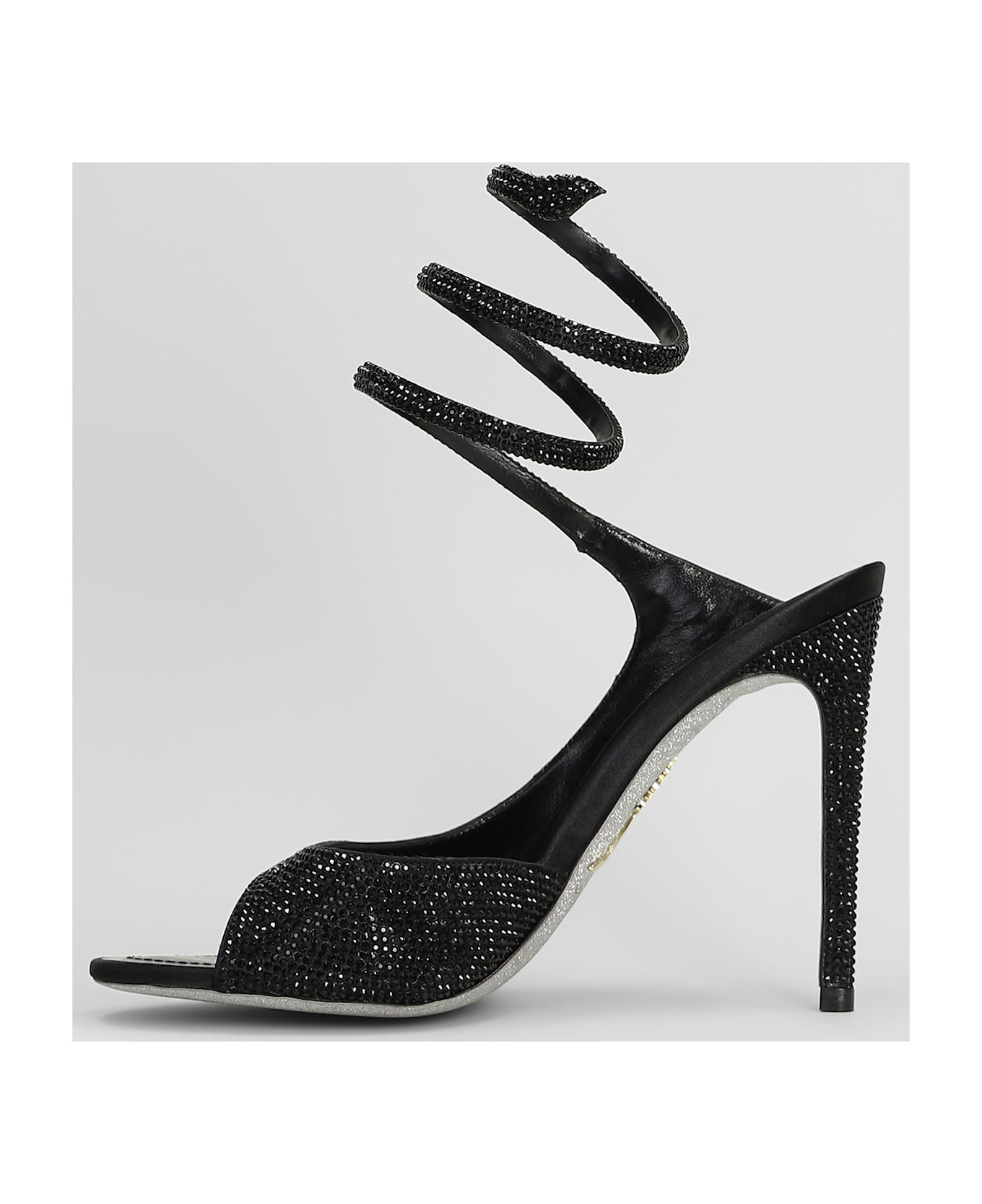 Audrey Sandals In Black Leather - 3