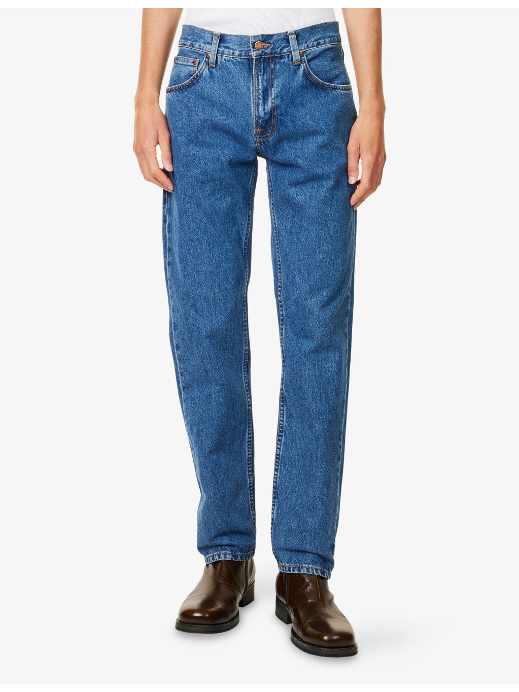 Gritty Jackson Straight-Leg Denim Jeans - 3