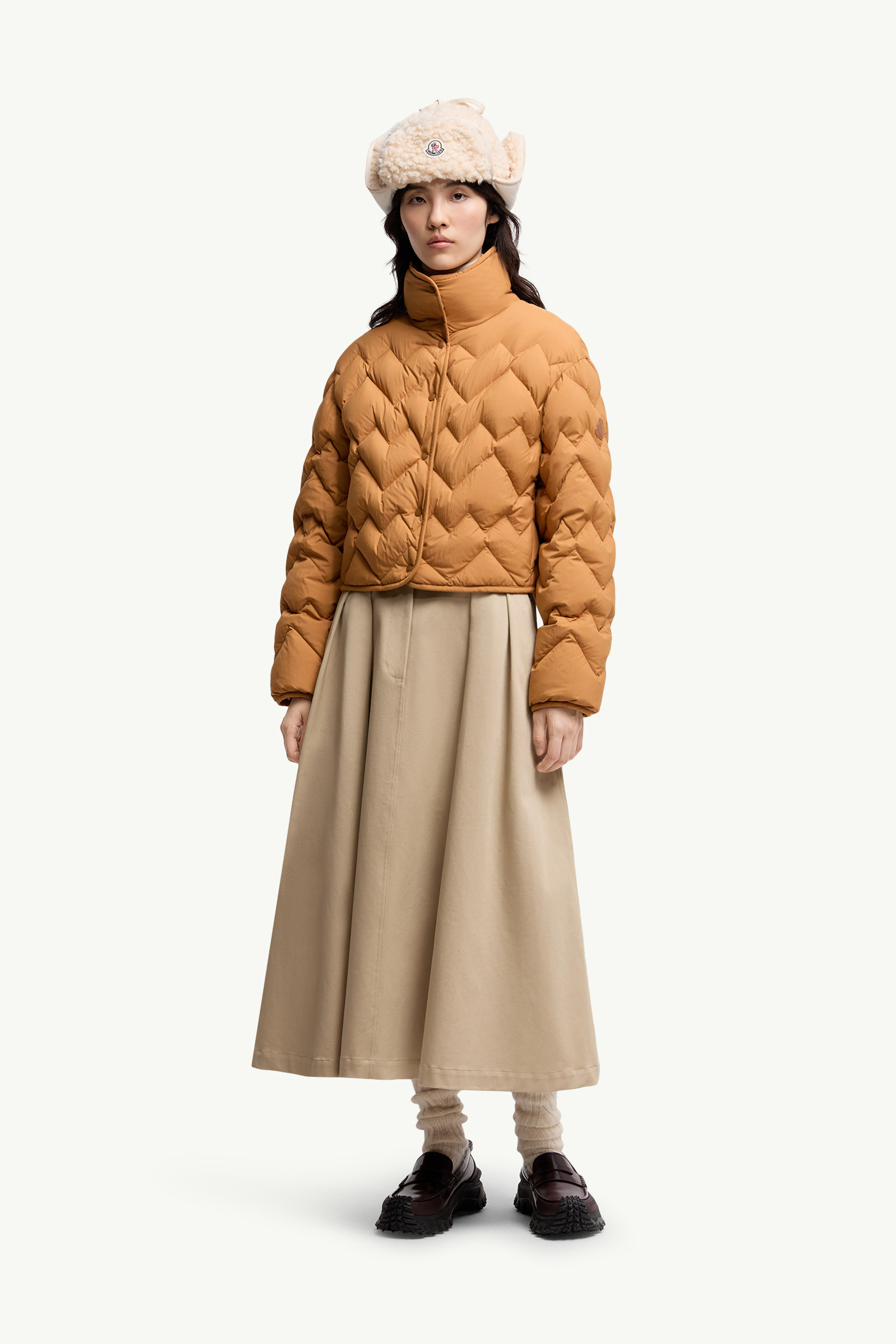 Senevee Heart-Quilted Short Down Jacket - 2