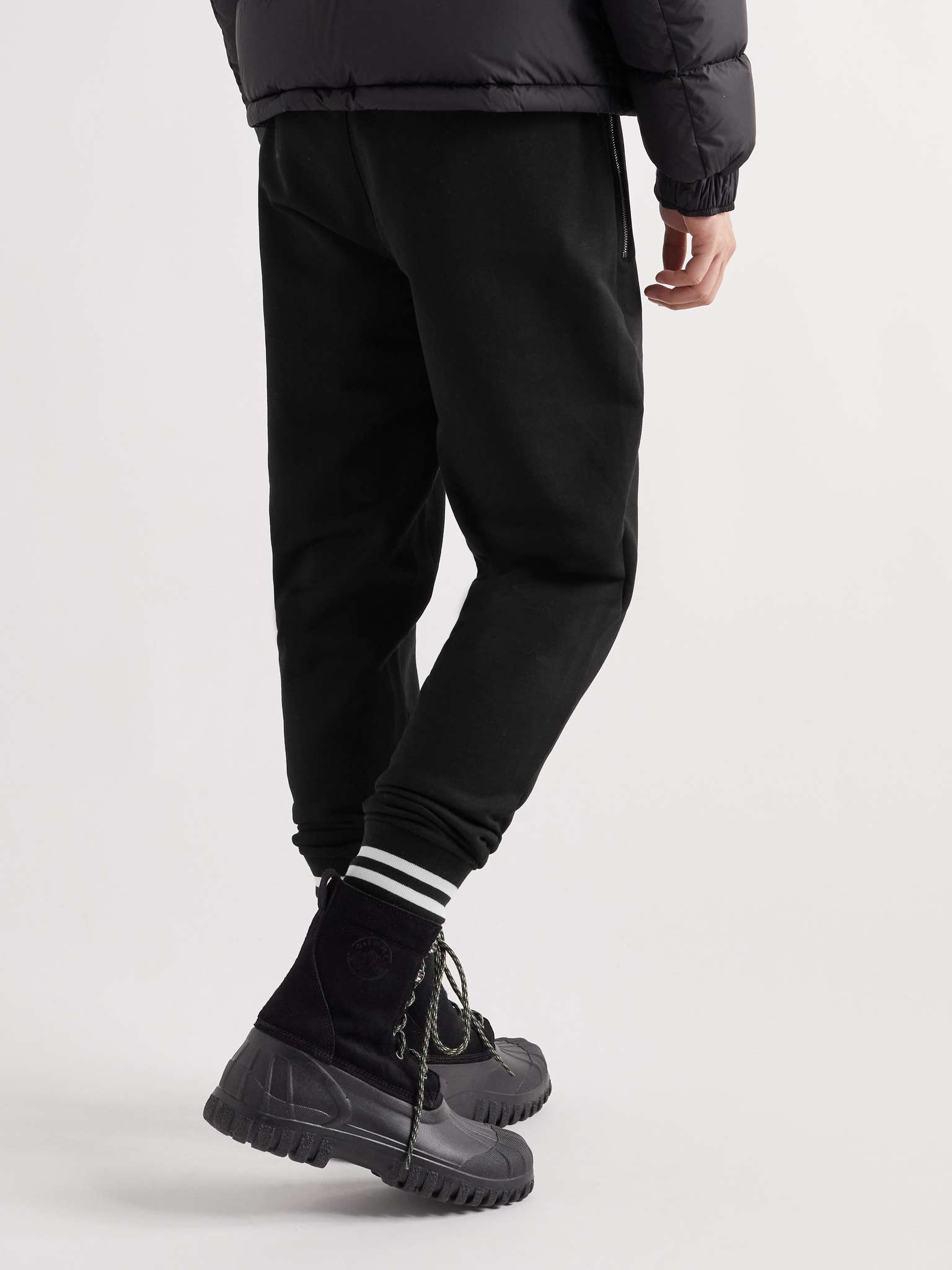 Tapered Striped Cotton-Jersey Sweatpants - 4
