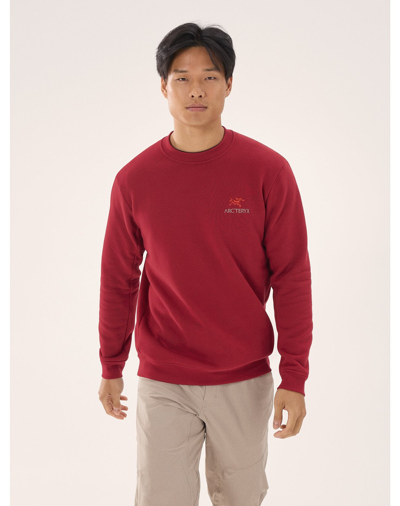 Emblem Fleece Crew Neck Pullover 2