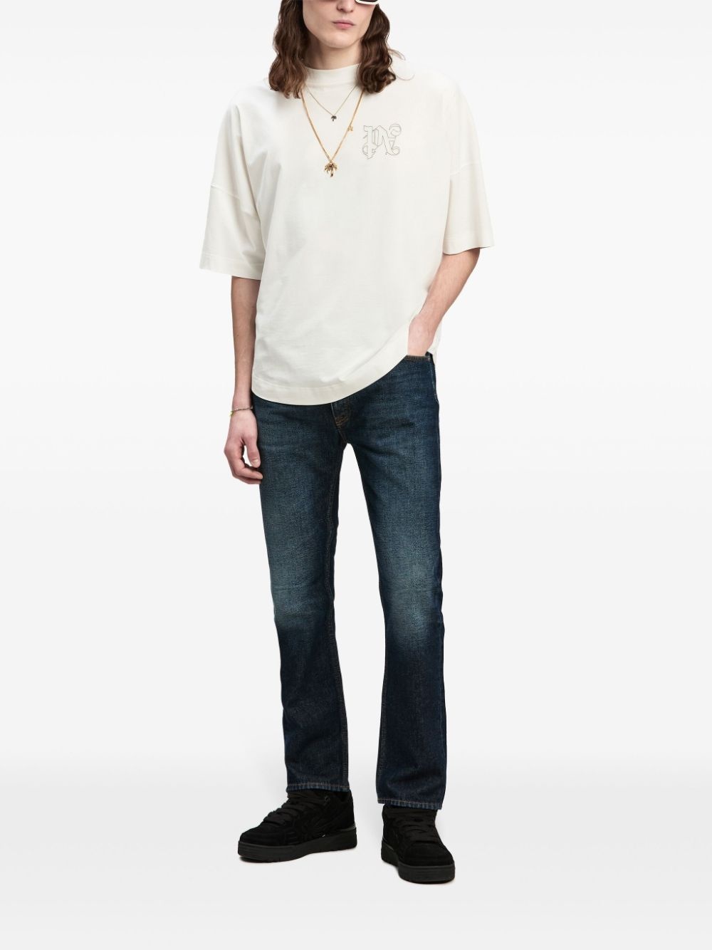 PA Monogram-embroidered T-shirt - 2