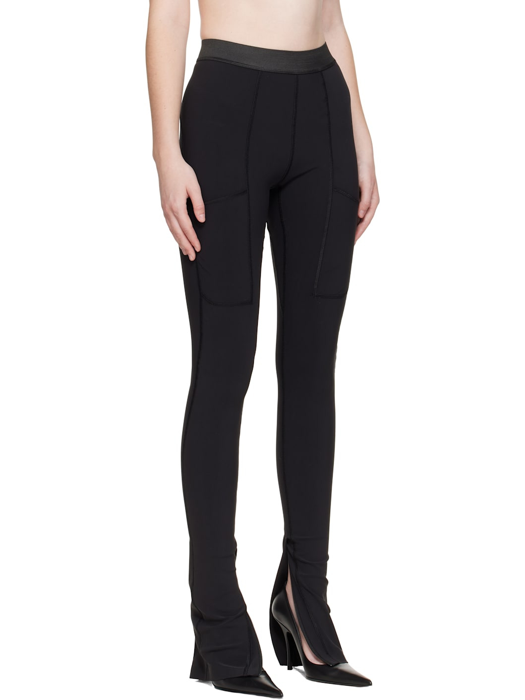 Black Eurojersey Leggings - 2