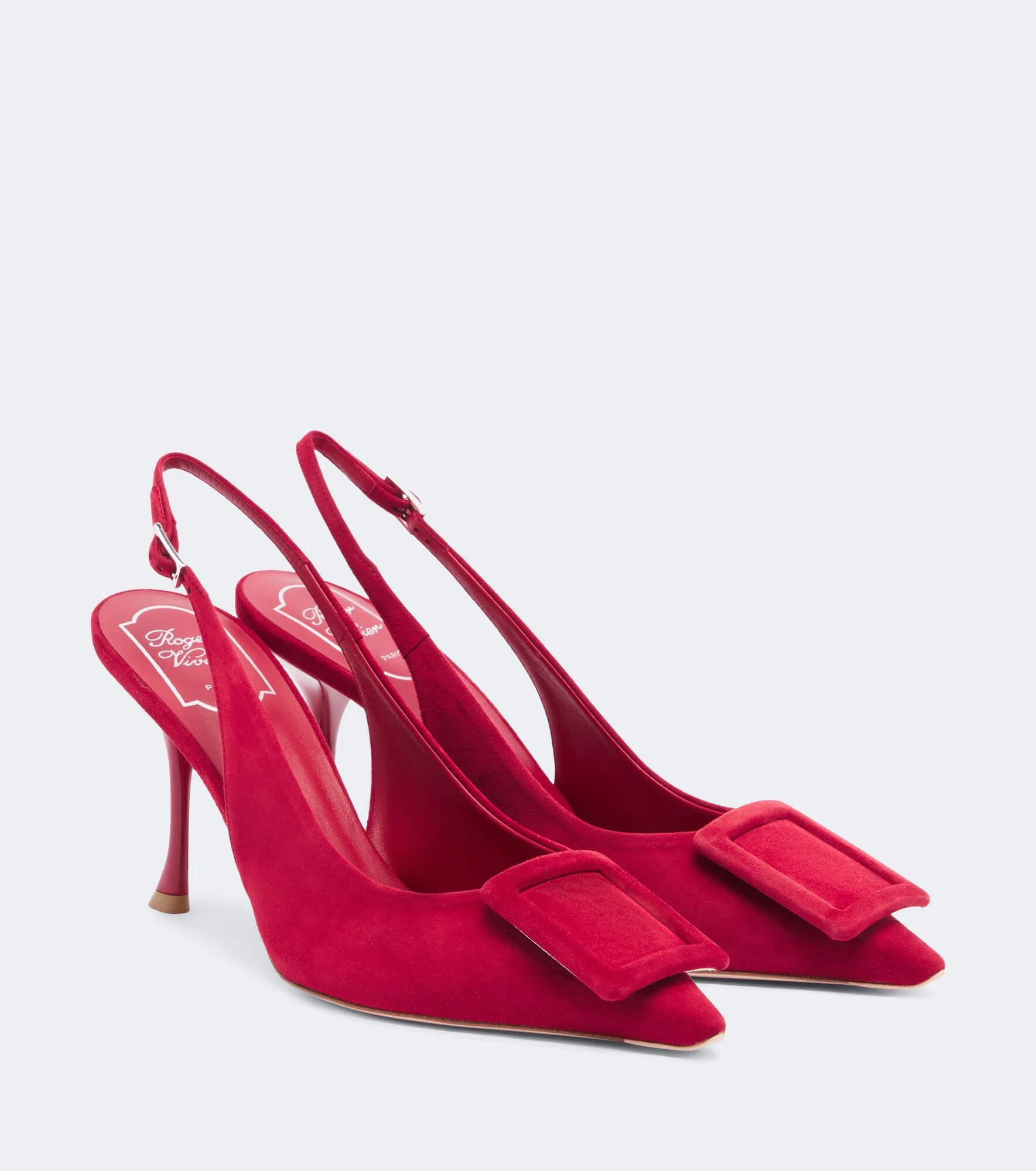 Viv' In The City suede slingback pumps - 1