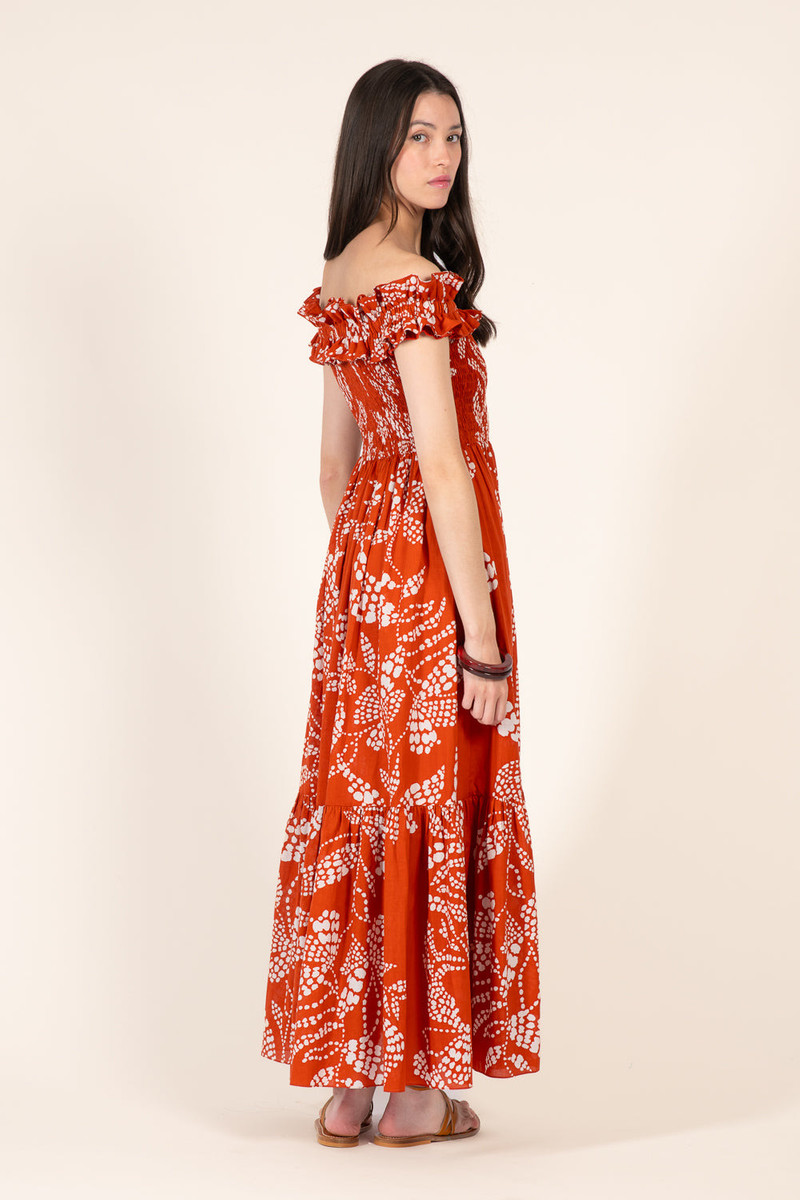 Long Dress Suzanne - Paprika Austral 5