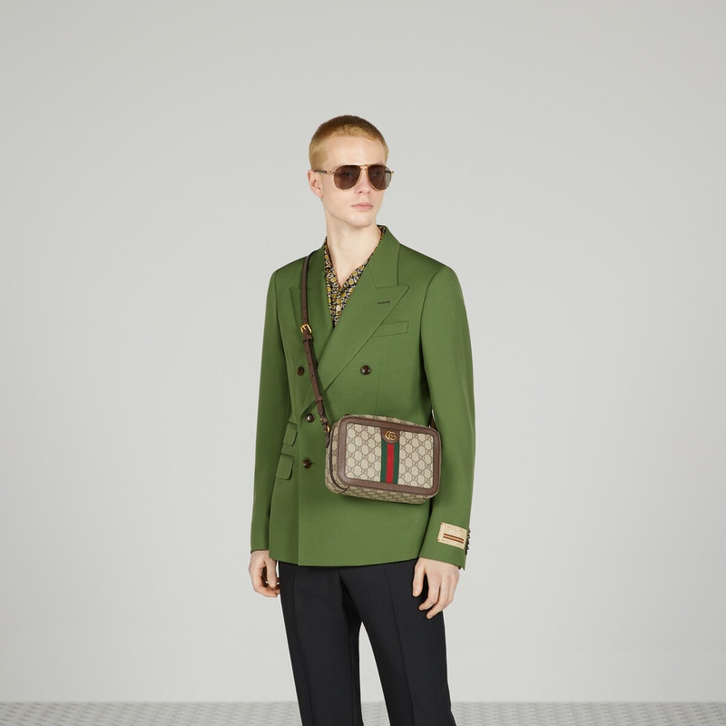 Ophidia small crossbody bag with Web 3