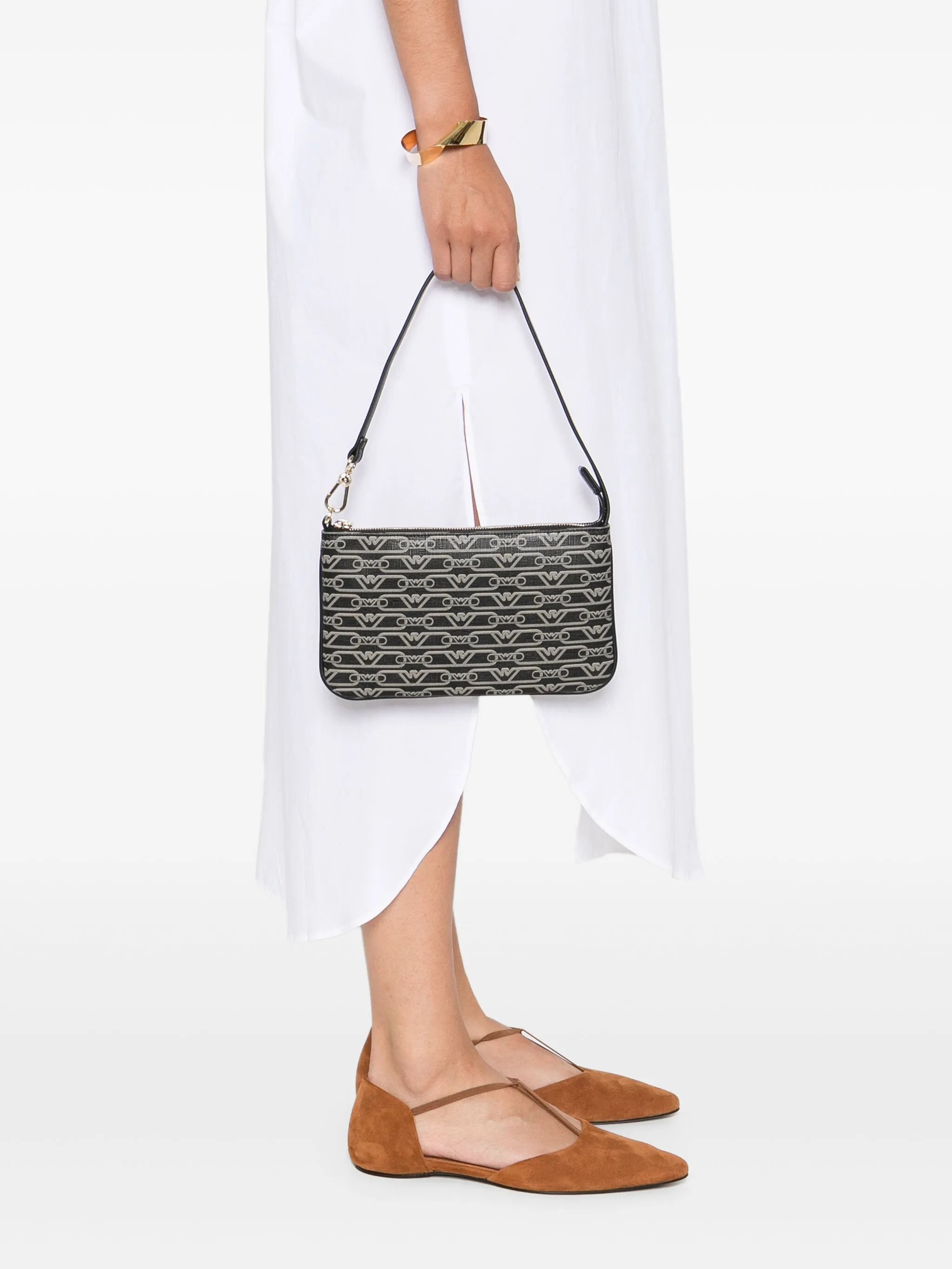 Emporio Armani Logo-jacquard Shoulder Bag - 5