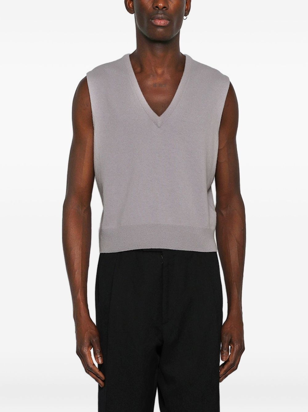 virgin wool vest - 3