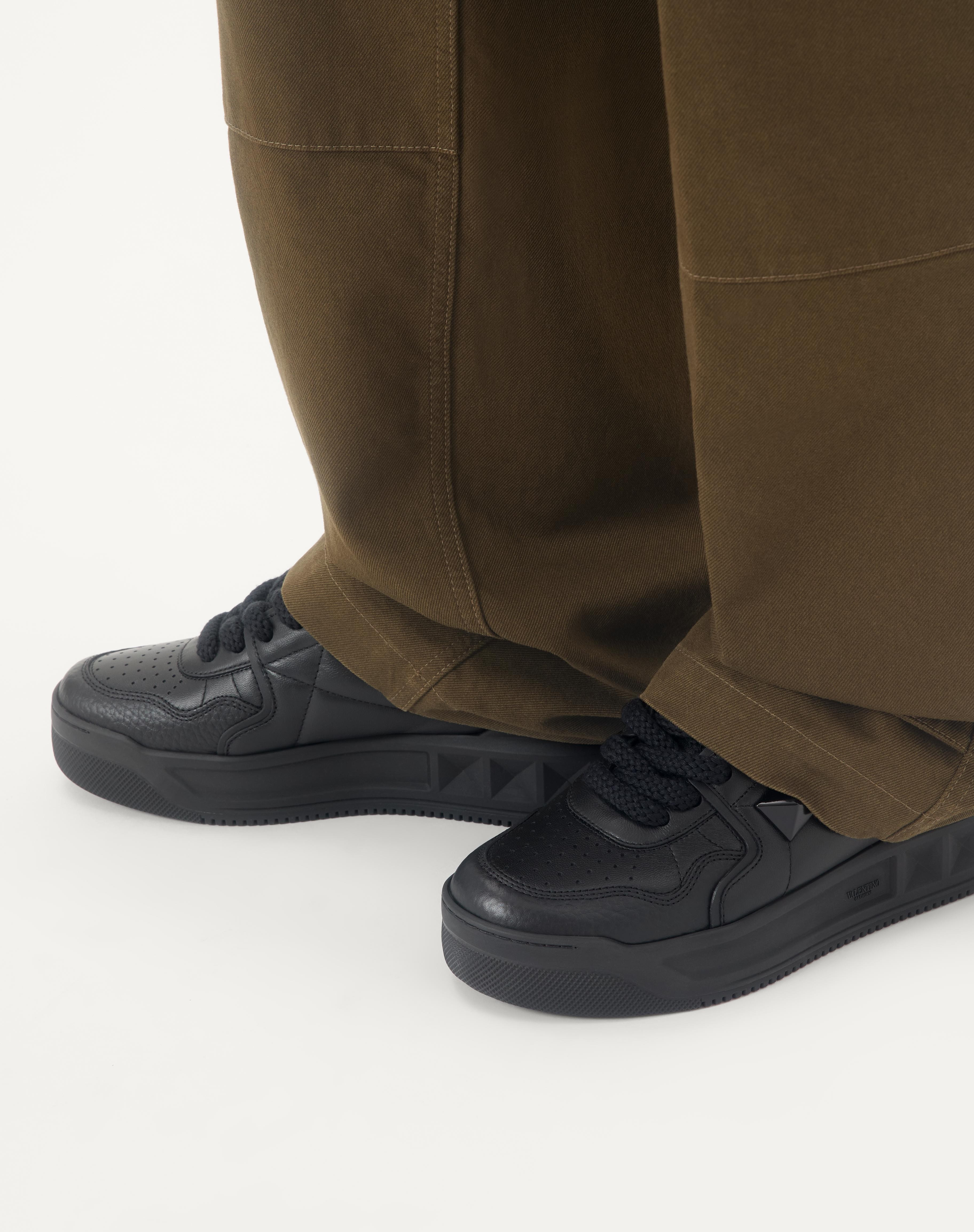 ONE STUD XL NAPPA LEATHER LOW-TOP SNEAKER - 2