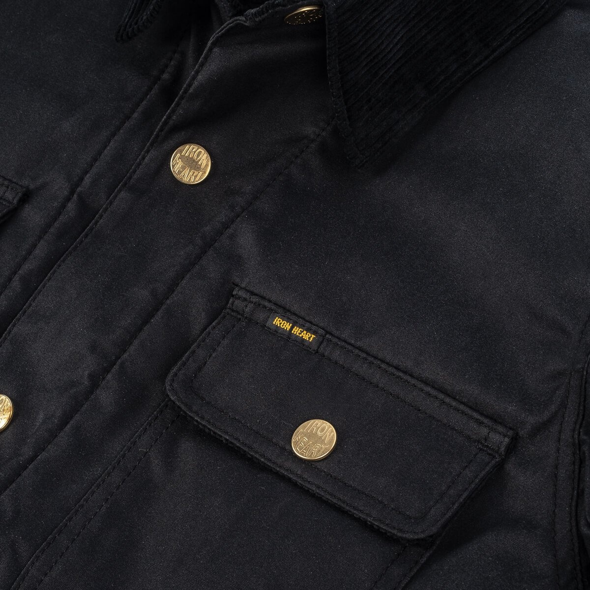 7oz Oiled Cotton Chore Jacket - Black - 10
