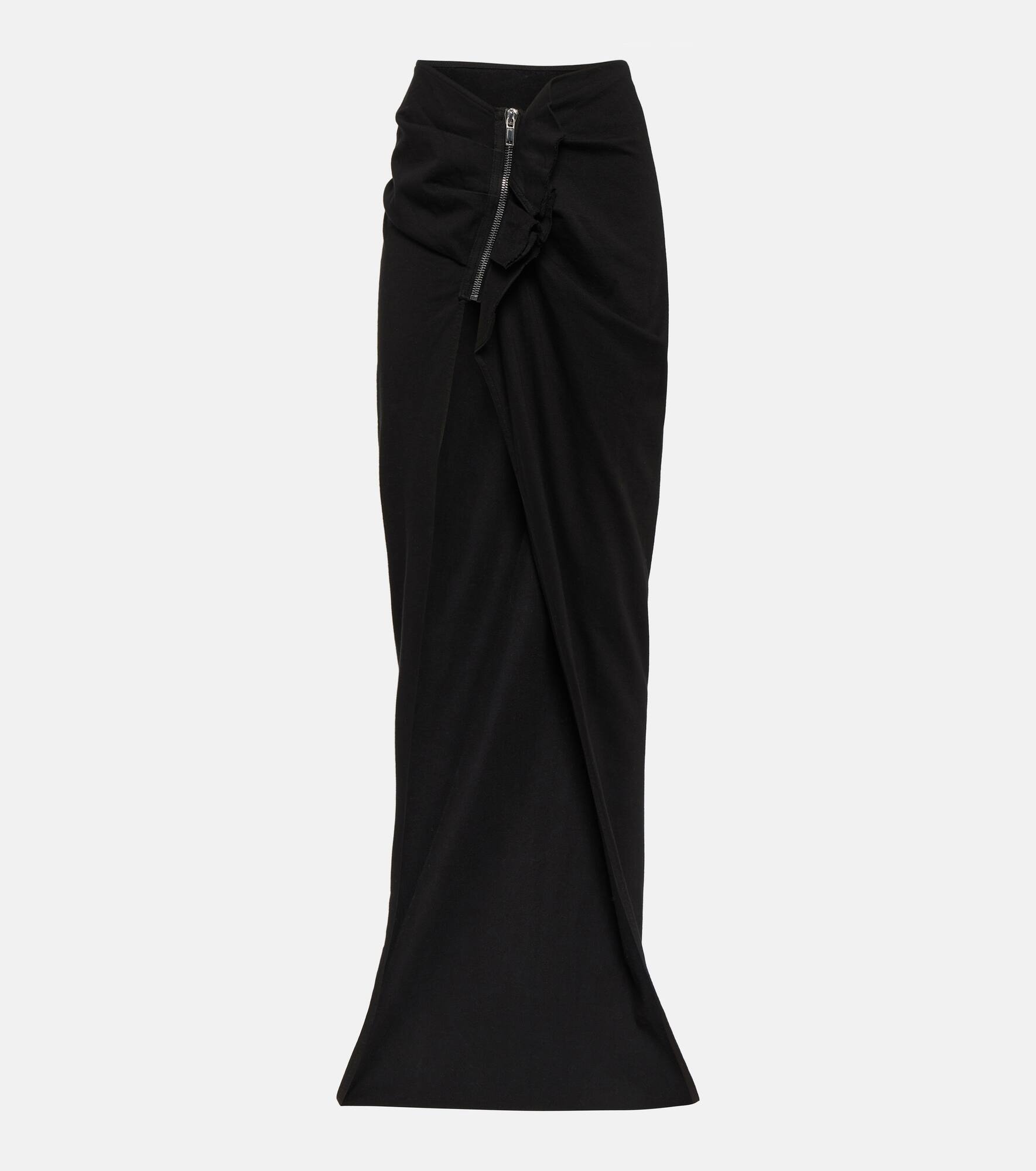 DRKSHDW cotton maxi skirt - 1