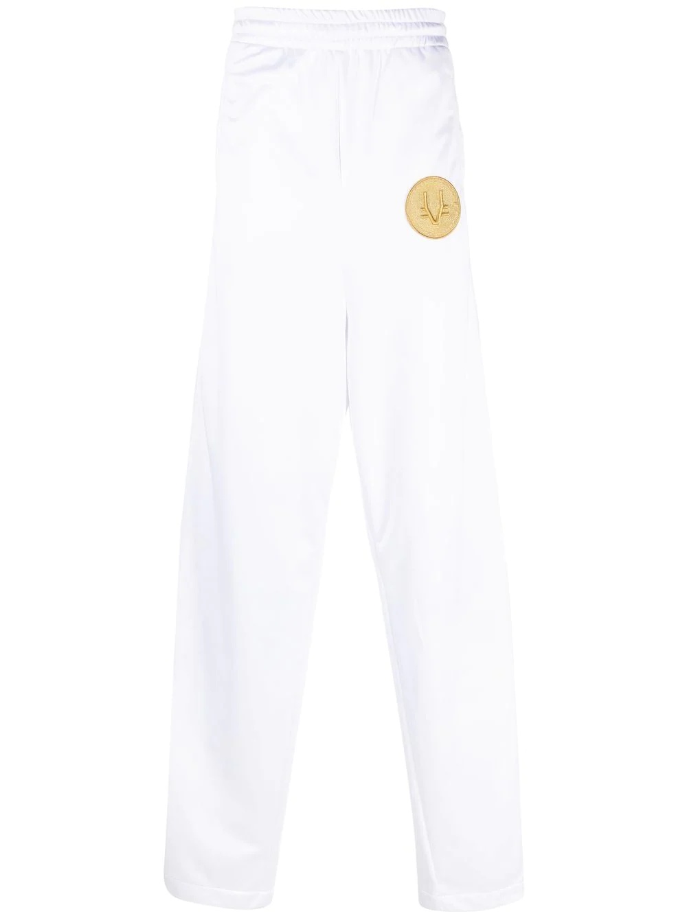 logo-patch track pants - 1